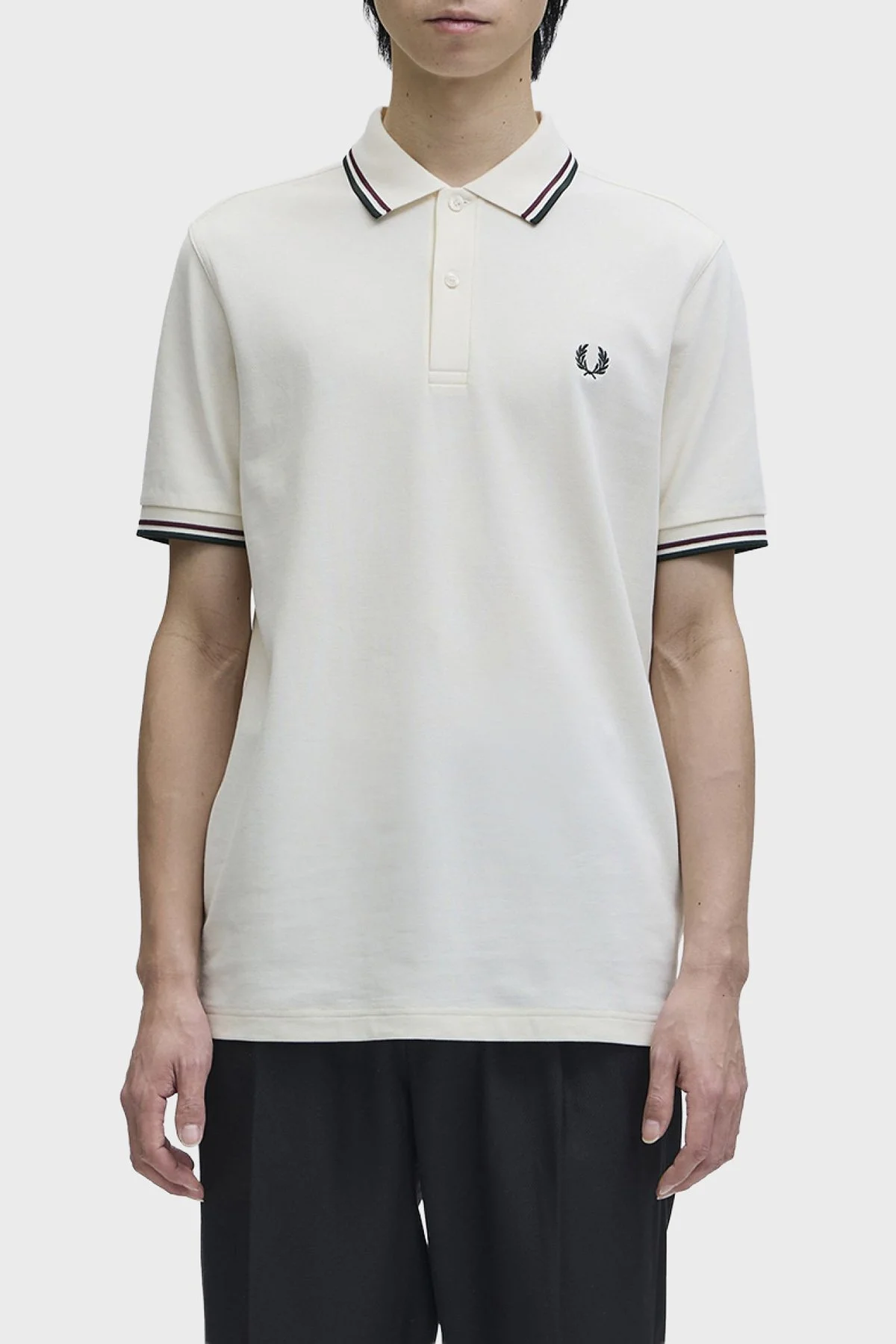 Fred Perry Logolu % 100 Pamuk Regular Fit Düğmeli Erkek Polo M3600P 84A BEJ - 1