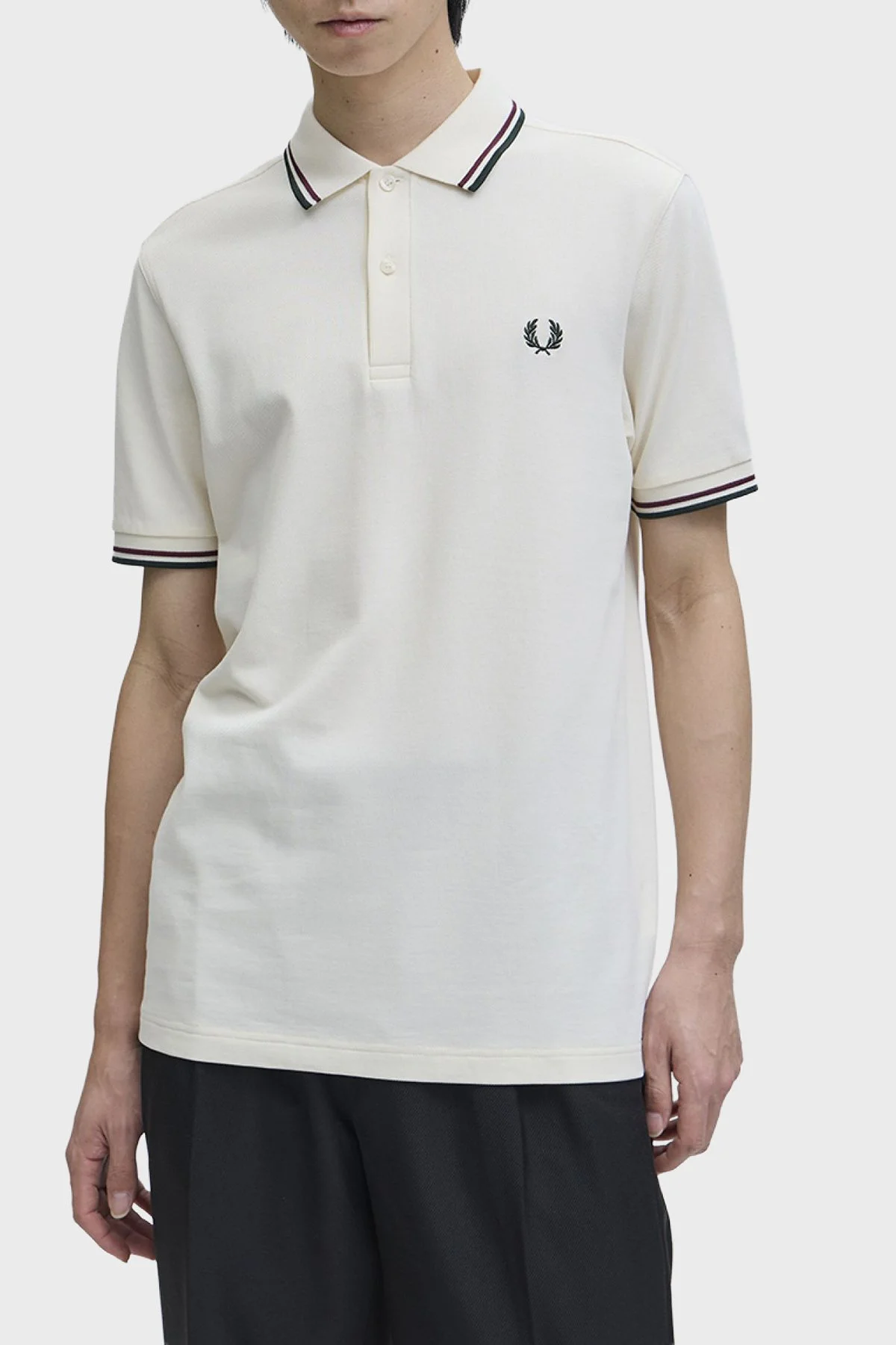 Fred Perry Logolu % 100 Pamuk Regular Fit Düğmeli Erkek Polo M3600P 84A BEJ - 3