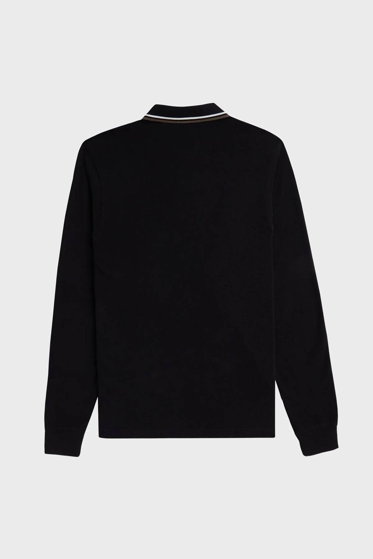 Fred Perry Logolu % 100 Pamuk Regular Fit Düğmeli Erkek Polo Yaka Sweat M3636 W54 SİYAH - 5