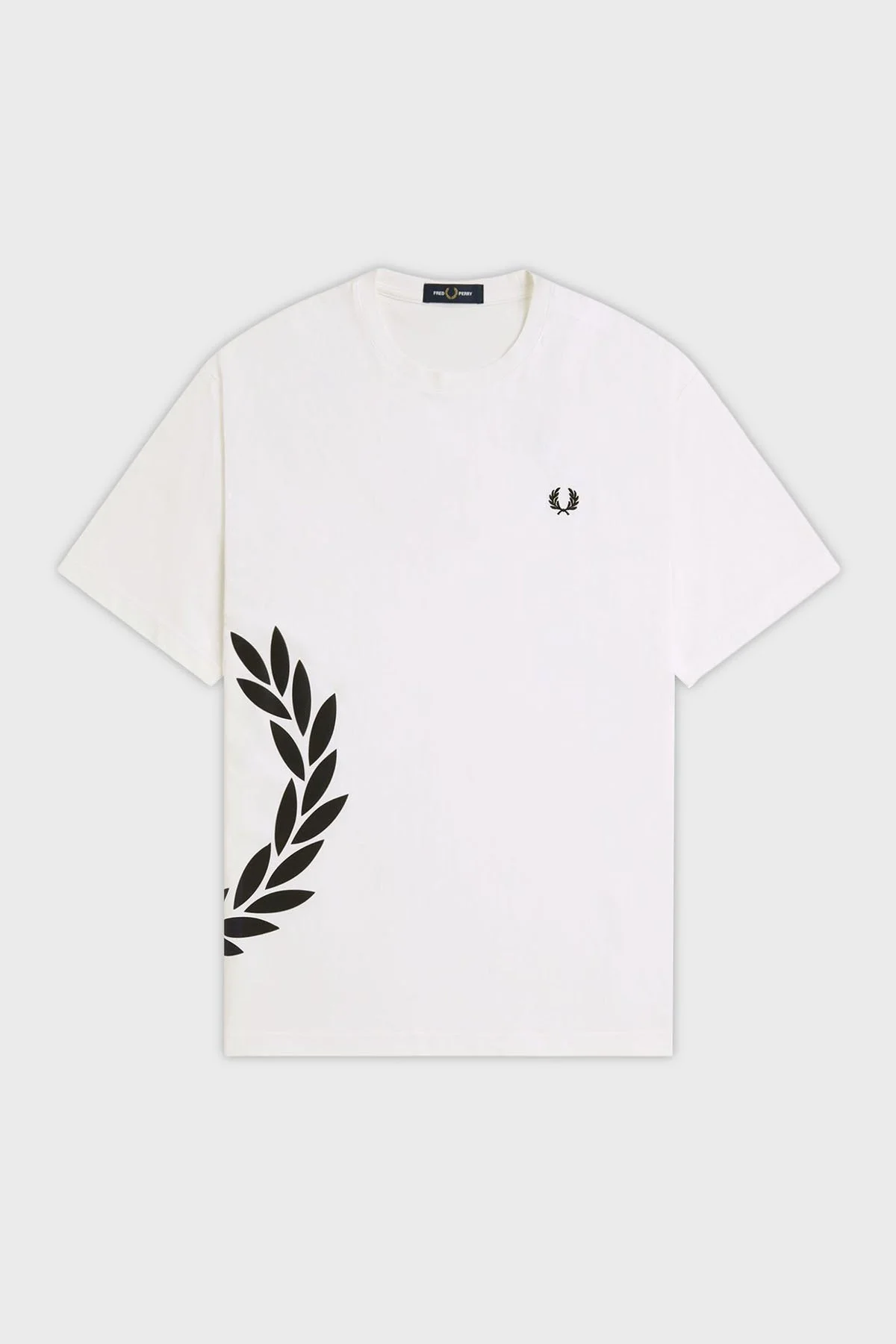 Fred Perry Logolu % 100 Pamuk Relaxed Fit Bisiklet Yaka Erkek T Shirt M2440 129 BEYAZ - 7