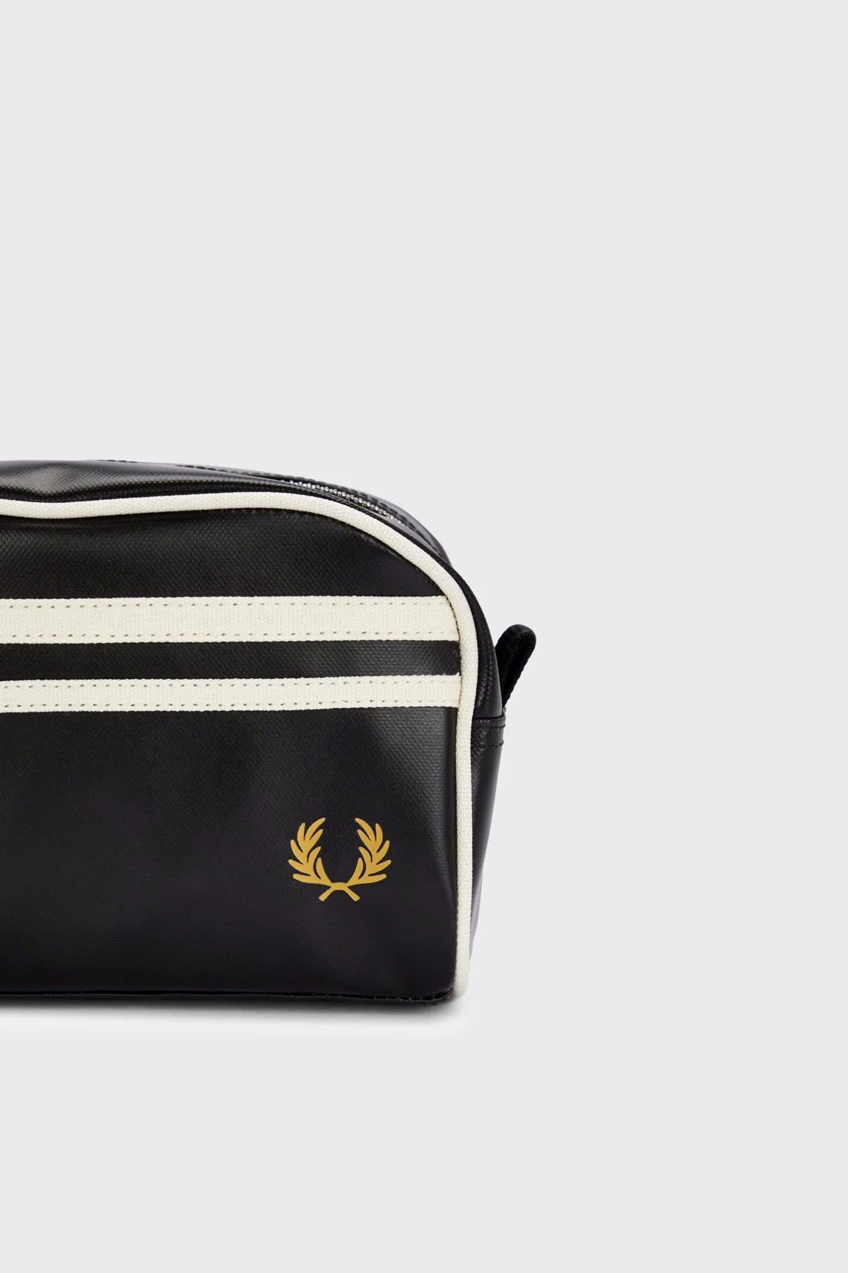 Fred Perry Logolu Tek Saplı Unisex Çanta L8298 D57 SİYAH-EKRU - 5