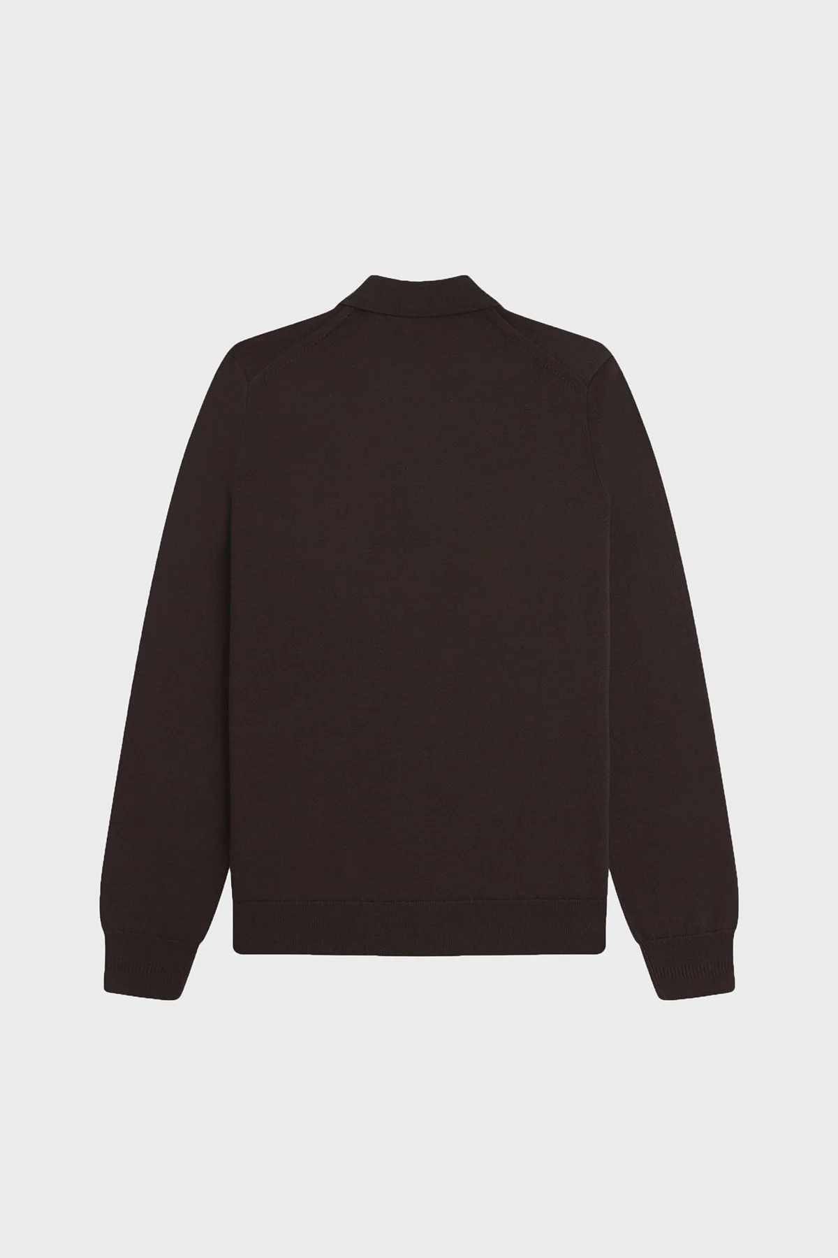 Fred Perry Logolu Yün ve Pamuk Karışımlı Düğmeli Erkek Polo K4535 33C Kahve - 6