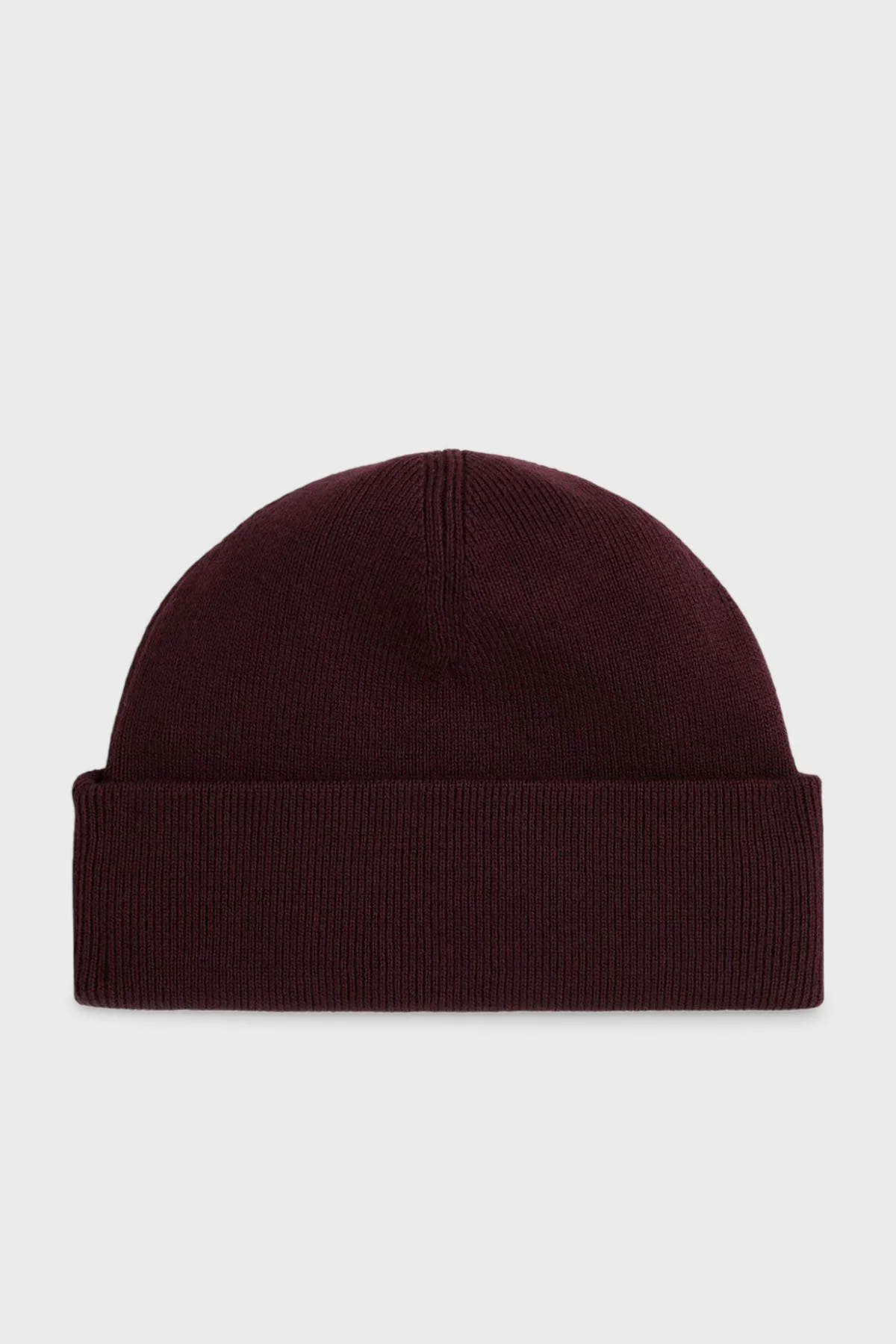 Fred Perry Logolu Yün ve Pamuk Karışımlı Unisex Bere C8161 K22 BORDO - 2