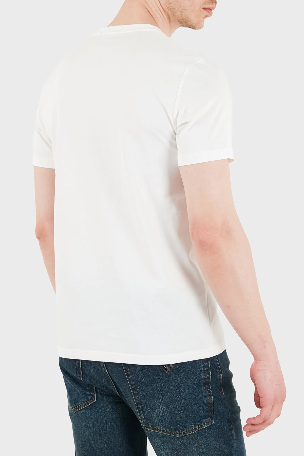Fred Perry Pamuklu Regular Fit Bisiklet Yaka Logolu Erkek T Shirt M2406 129 BEYAZ - 2