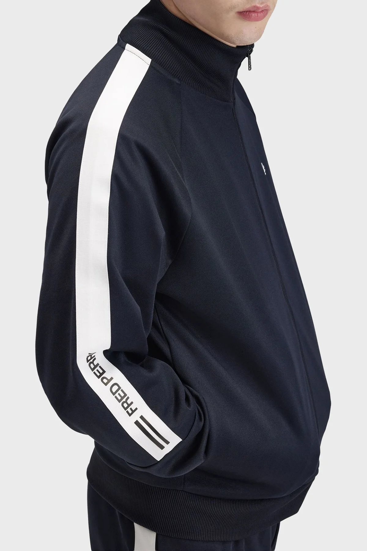 Fred Perry Pamuklu Regular Fit Dik Yaka Erkek Ceket J3301 608 Lacivert - 4