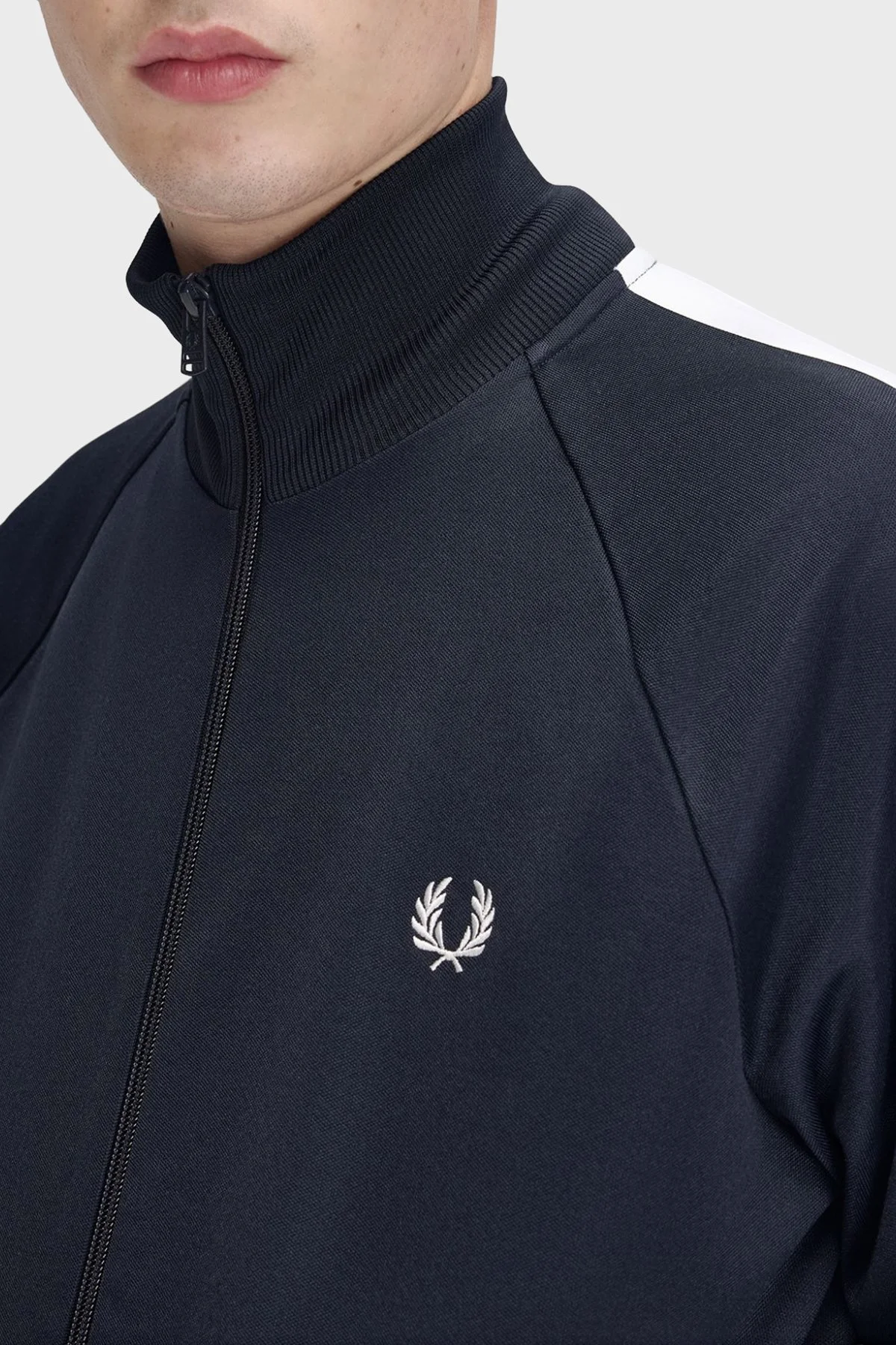 Fred Perry Pamuklu Regular Fit Dik Yaka Erkek Ceket J3301 608 Lacivert - 5