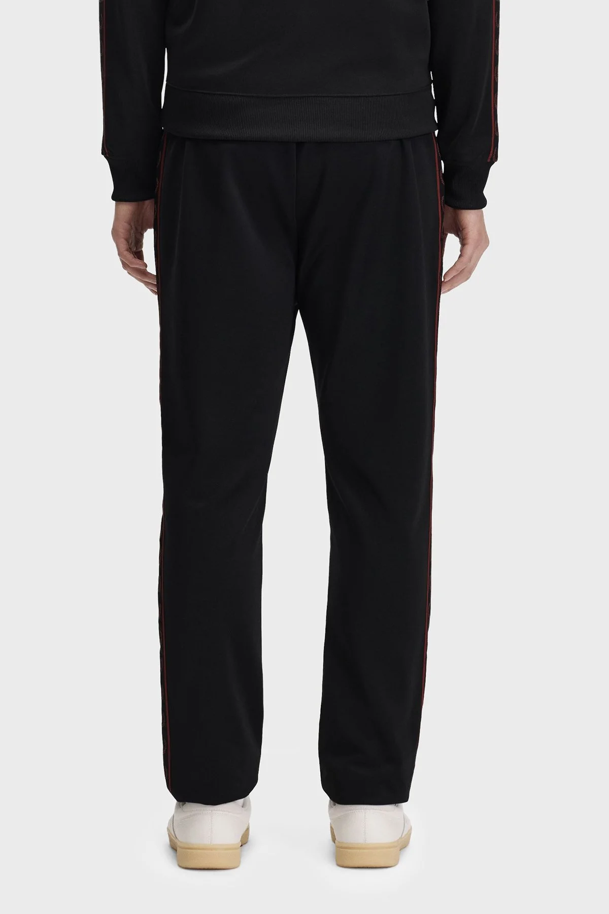 Fred Perry Pamuklu Regular Fit Lastikli Paça Erkek Eşofman Altı T5507 220 Siyah - 3