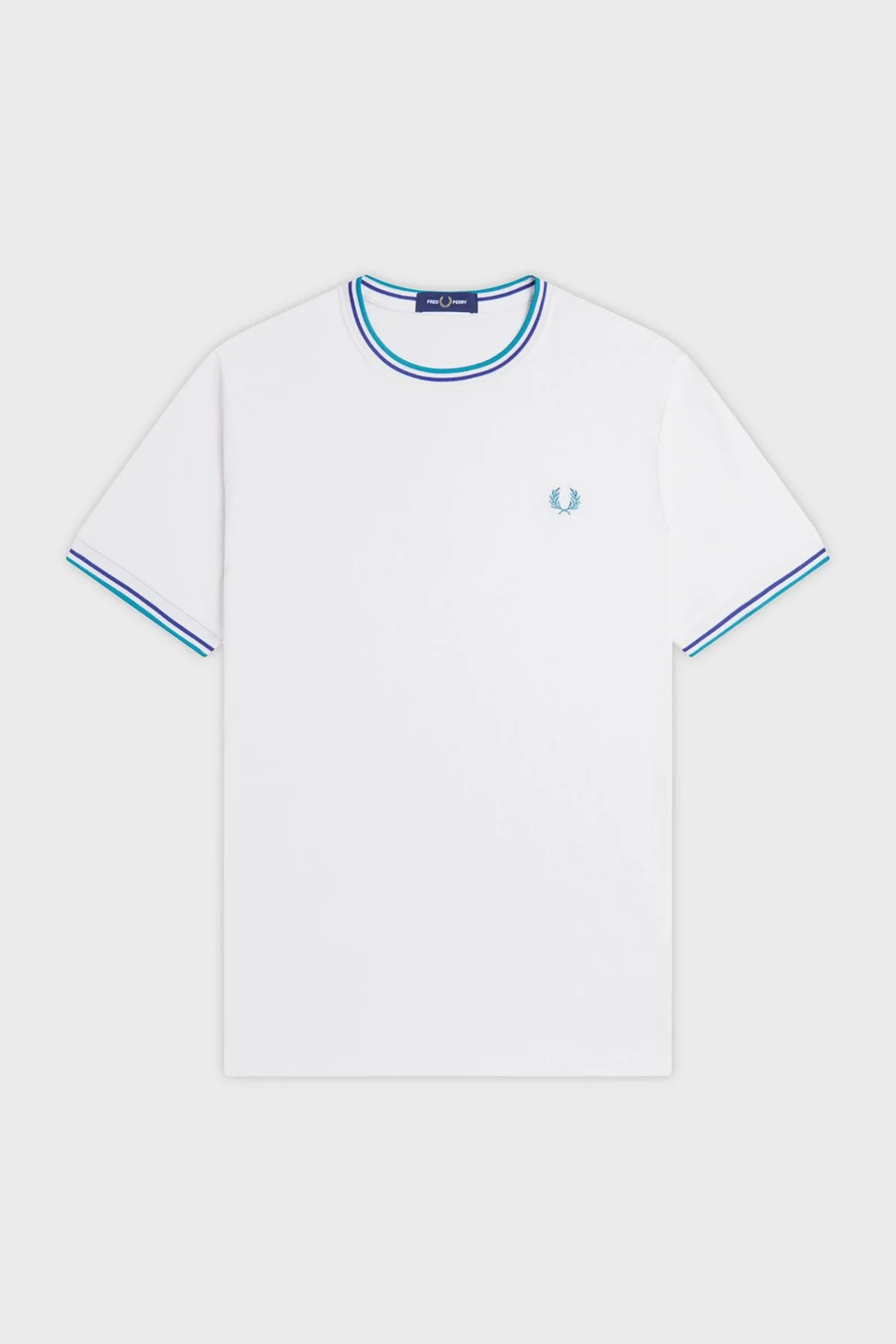 Fred Perry Pamuklu Regular Fit Logolu Bisiklet Yaka Erkek T Shirt M1588V 94A KREM - 3
