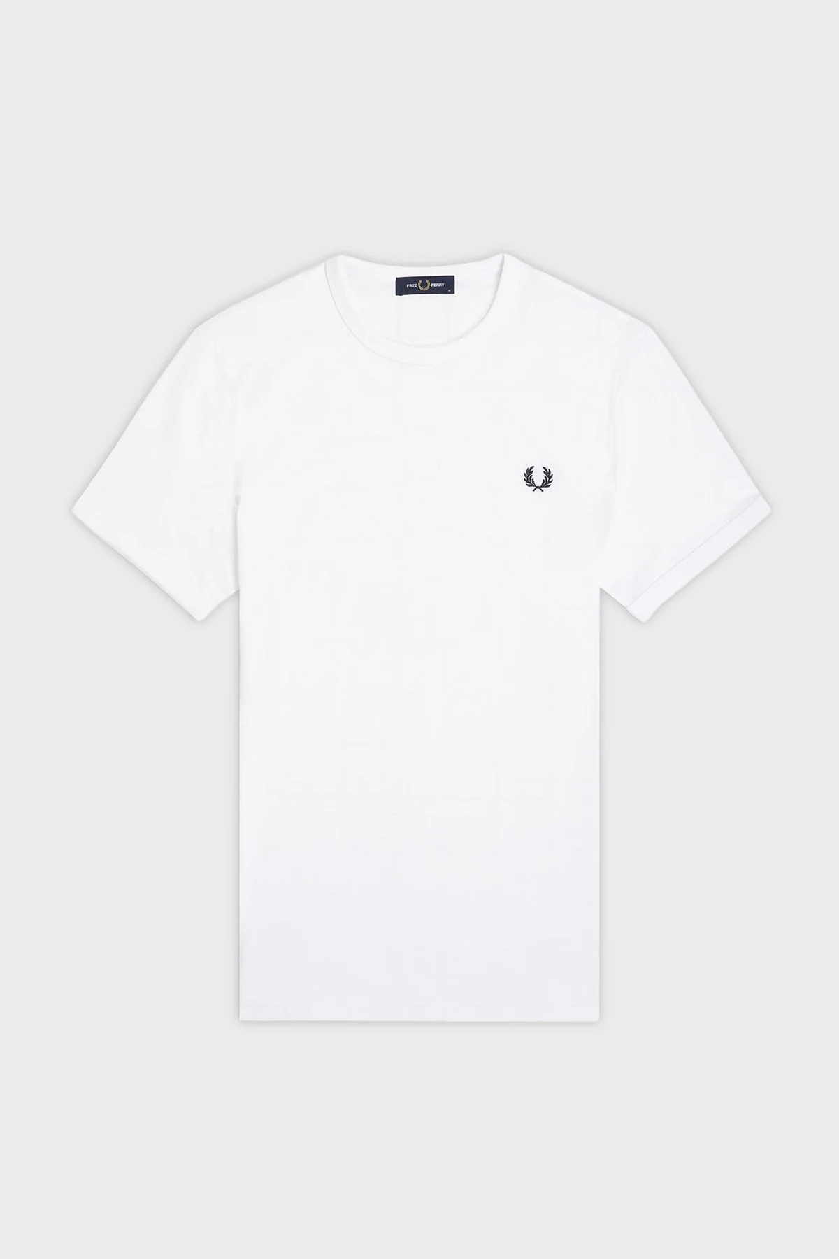 Fred Perry Pamuklu Regular Fit Logolu Bisiklet Yaka Erkek T Shirt M3519 100 BEYAZ - 4