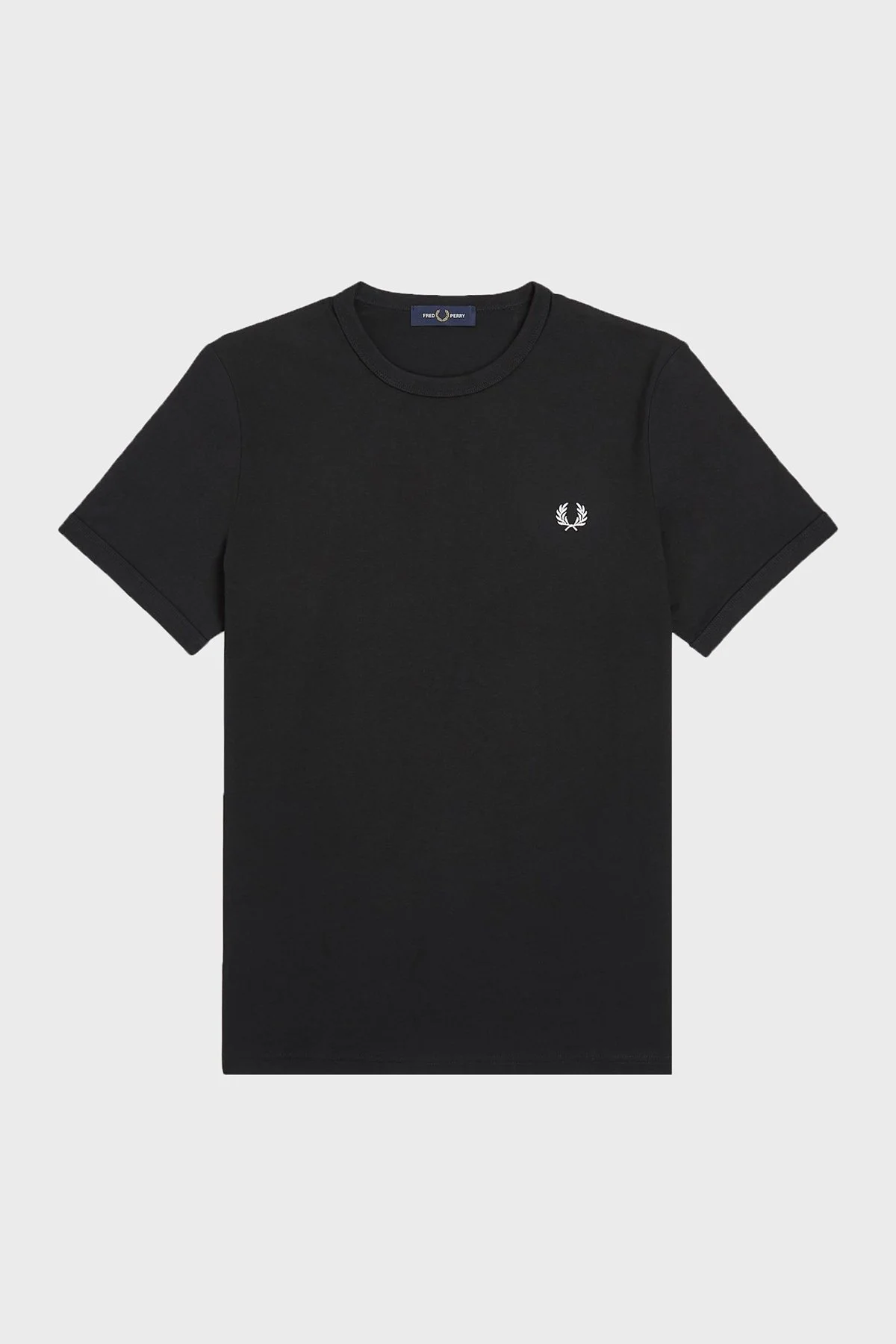 Fred Perry Pamuklu Regular Fit Logolu Bisiklet Yaka Erkek T Shirt M3519 102 SİYAH - 5