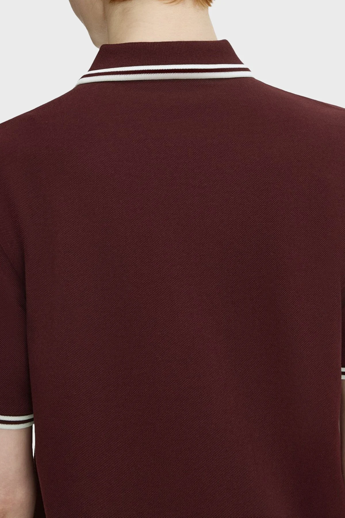 Fred Perry Pamuklu Regular Fit Logolu Düğmeli Bayan Polo G3600 597 BORDO - 6