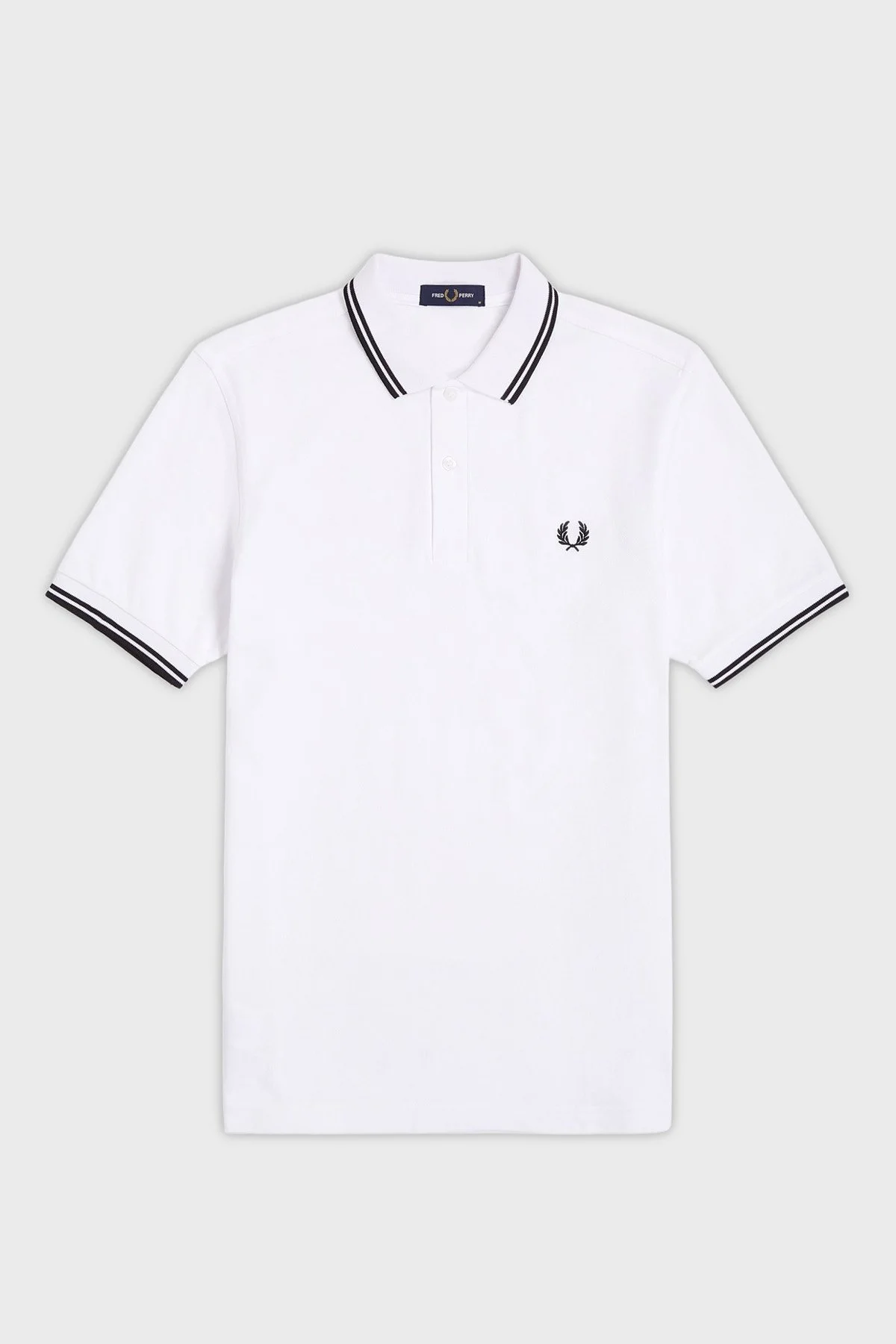 Fred Perry Pamuklu Regular Fit Logolu Düğmeli Erkek Polo M3600P 200 BEYAZ - 6