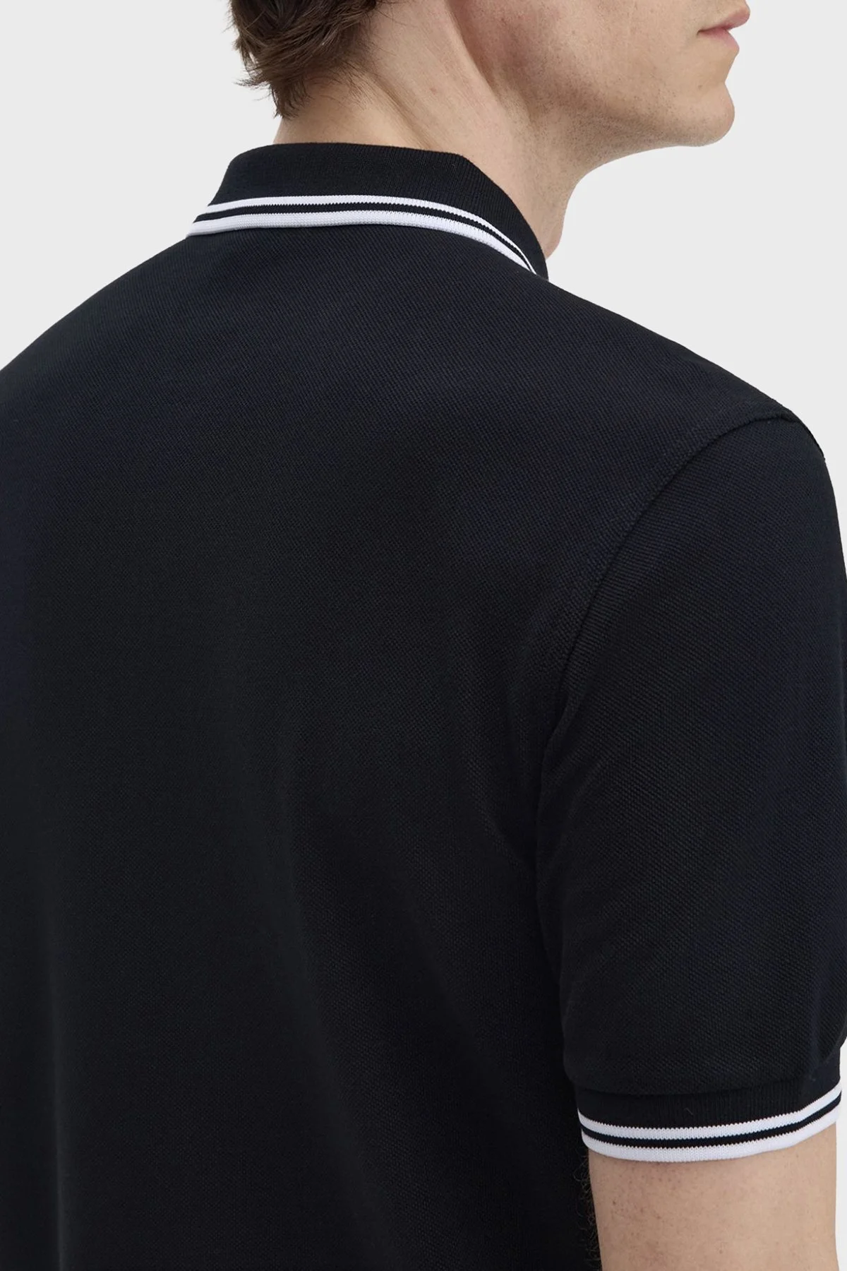 Fred Perry Pamuklu Regular Fit Logolu Düğmeli Erkek Polo M3600P 350 SİYAH - 5