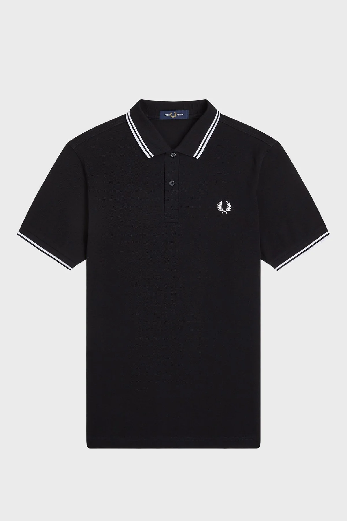 Fred Perry Pamuklu Regular Fit Logolu Düğmeli Erkek Polo M3600P 350 SİYAH - 6