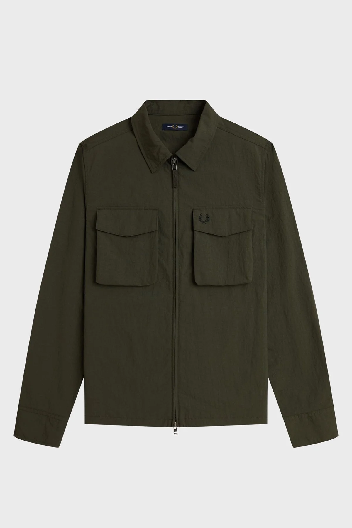 Fred Perry Regular Fit Ceket Yaka Cep Detay Erkek Mont M2402 408 HAKİ - 6