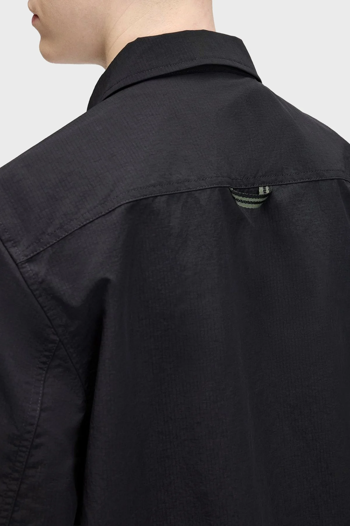Fred Perry Regular Fit Çift Fermuarlı Klasik Yaka Erkek Gömlek M2402 184 Siyah - 5