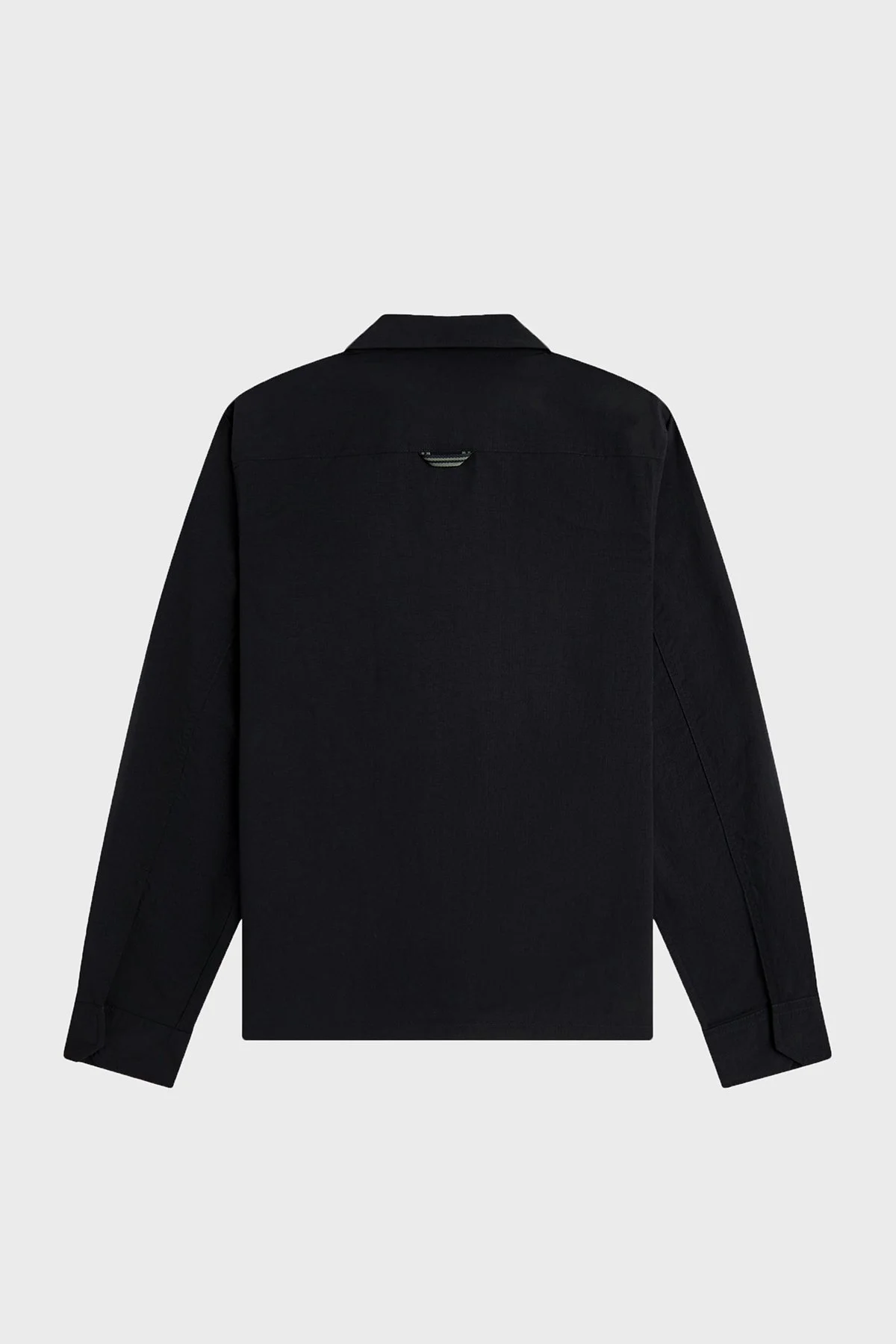 Fred Perry Regular Fit Çift Fermuarlı Klasik Yaka Erkek Gömlek M2402 184 Siyah - 7