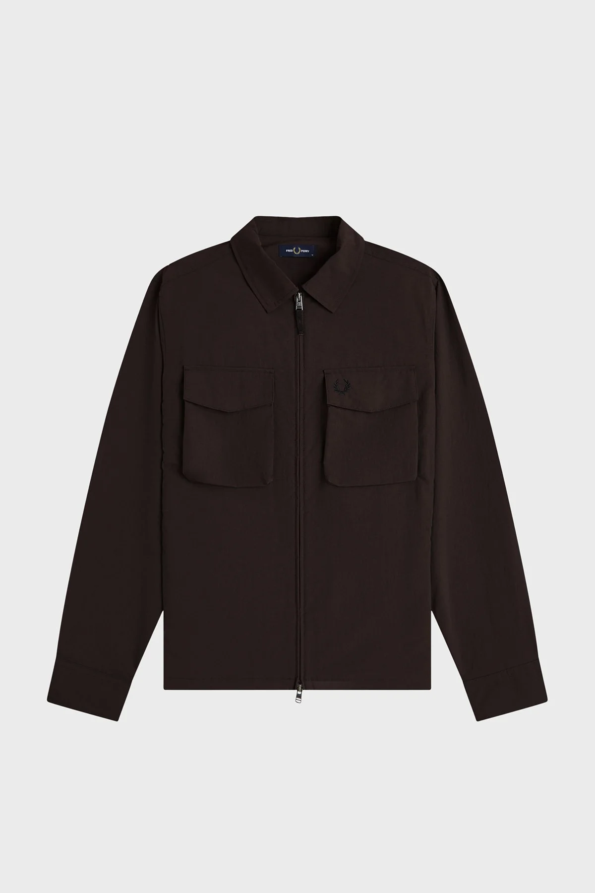 Fred Perry Regular Fit Yaka Erkek Gömlek M2402 33C Kahve - 6