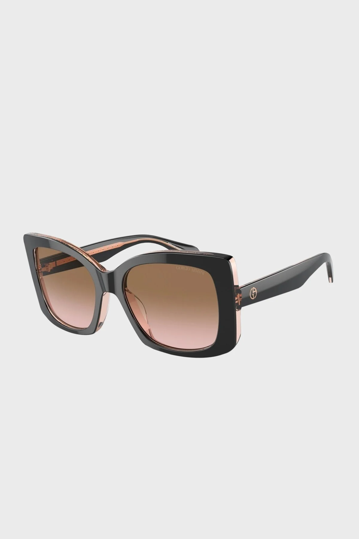 Giorgio Armani Bayan Gözlük 0AR8208U 608911 55 Mat Siyah-Pembe Degrade Gri - 1