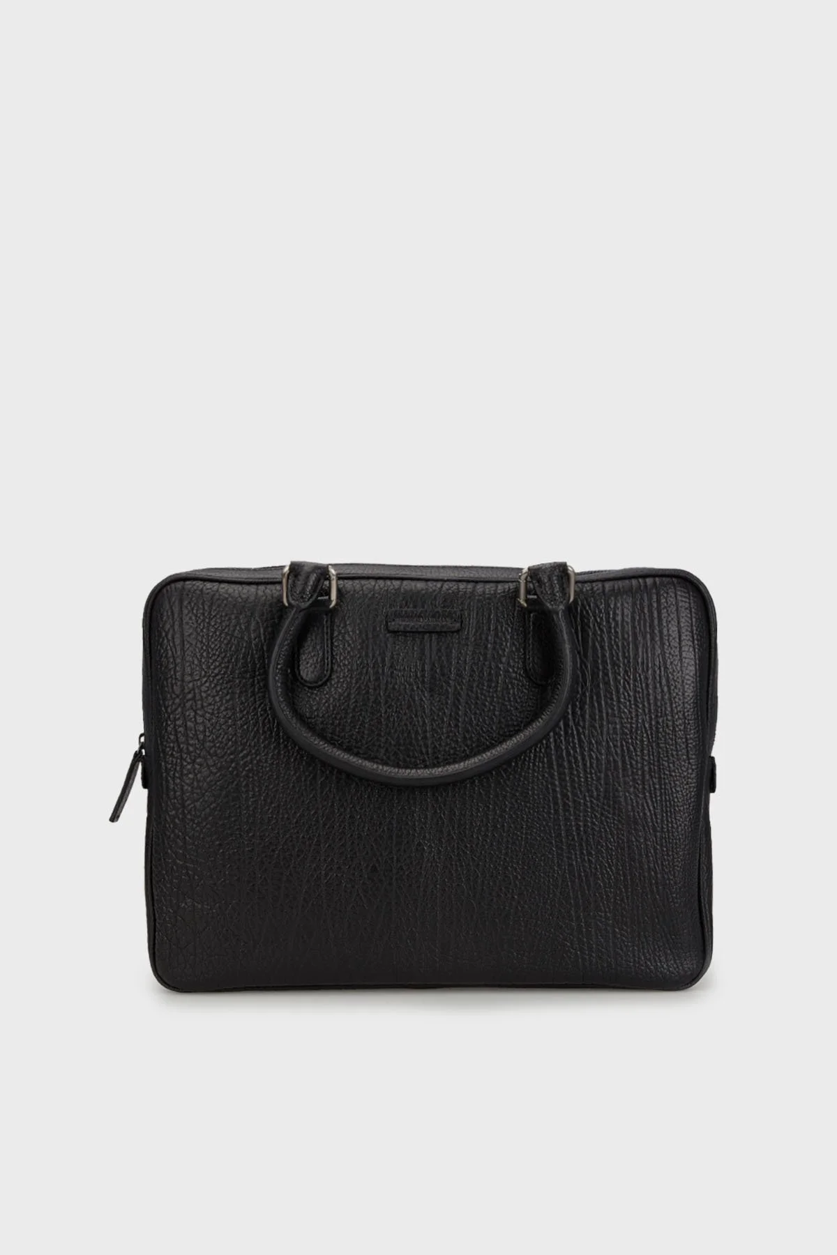 Giorgio Armani Deri Logolu Erkek Çanta YGMM97 YH737 80001 SİYAH - 1