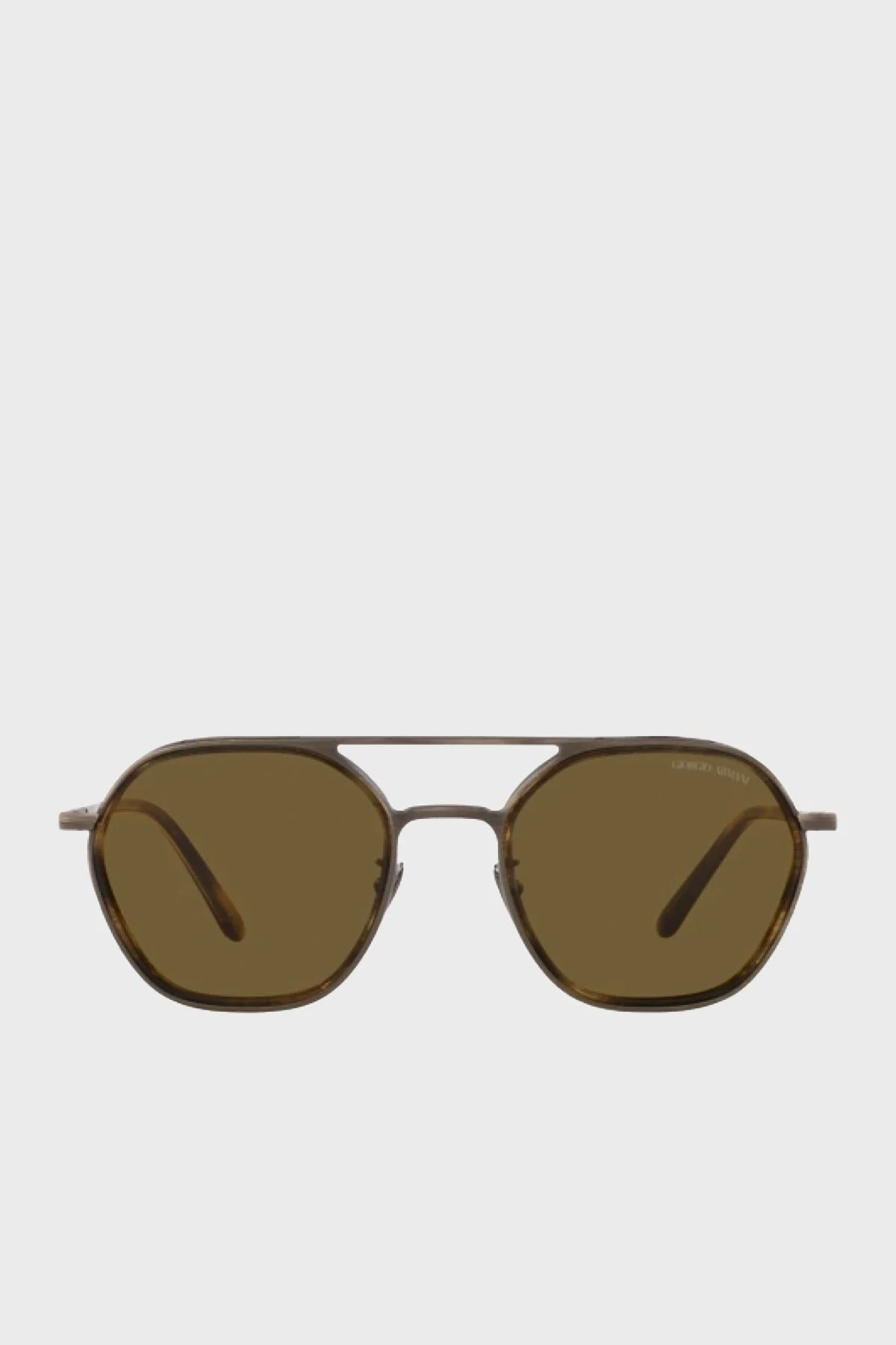 Giorgio Armani Güneş Erkek Gözlük 0AR6145 325973 53 Yarı Mat Koyu Kurşuni-Koyu Kah - 2