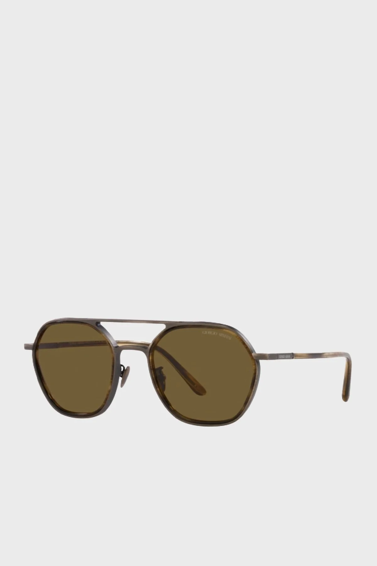 Giorgio Armani Güneş Erkek Gözlük 0AR6145 325973 53 Yarı Mat Koyu Kurşuni-Koyu Kah - 3