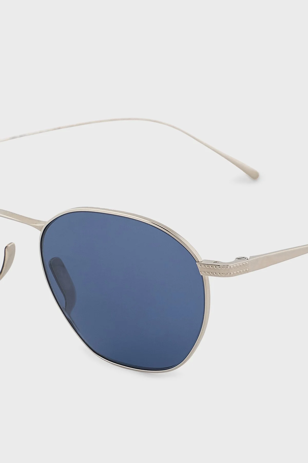 Giorgio Armani Güneş Erkek Gözlük 0AR6160T 338780 51 Gümüş-Koyu mavi - 4