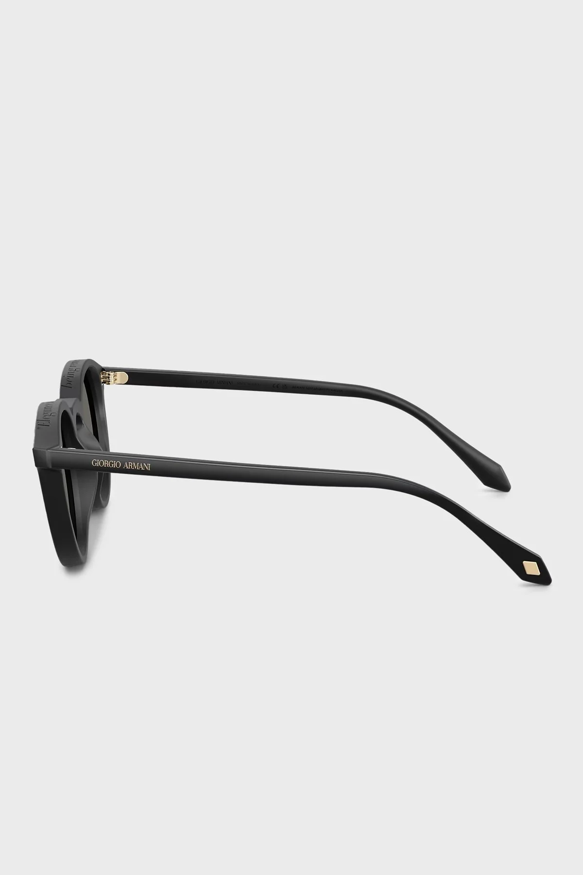 Giorgio Armani Logolu Güneş Erkek Gözlük 0AR8230U 5875R5 48 SİYAH-KOYU GRİ - 4