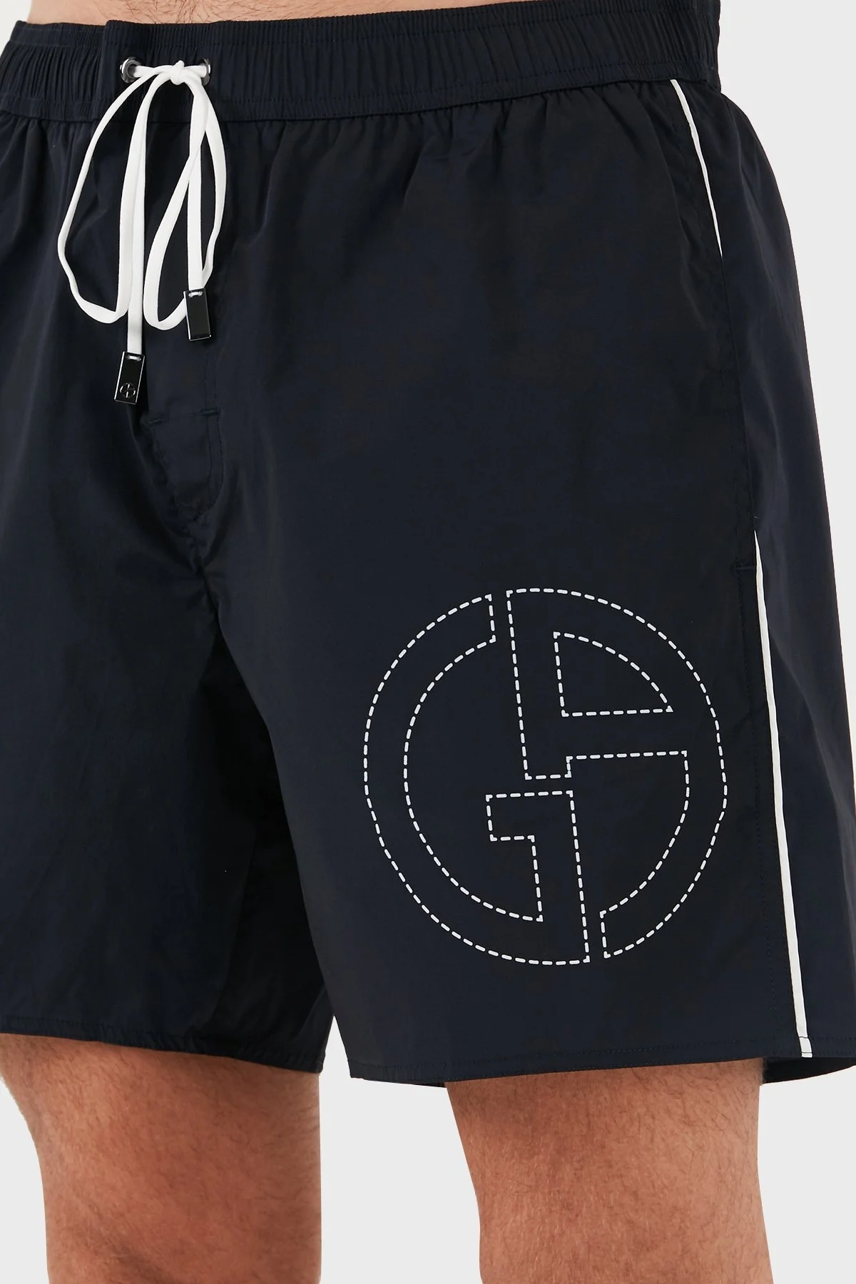 Giorgio Armani Logolu Regular Fit Cepli Erkek Mayo Short 200385 3F919 00136 LACİVERT - 9