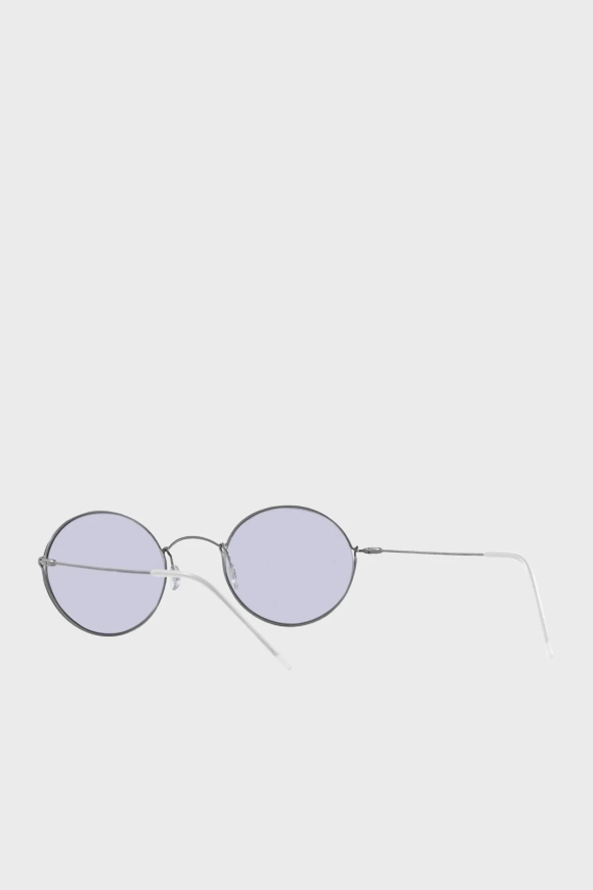 Giorgio Armani Oval Güneş Erkek Gözlük 0AR6115T 30451A 48 Gümüş-Leylak - 6