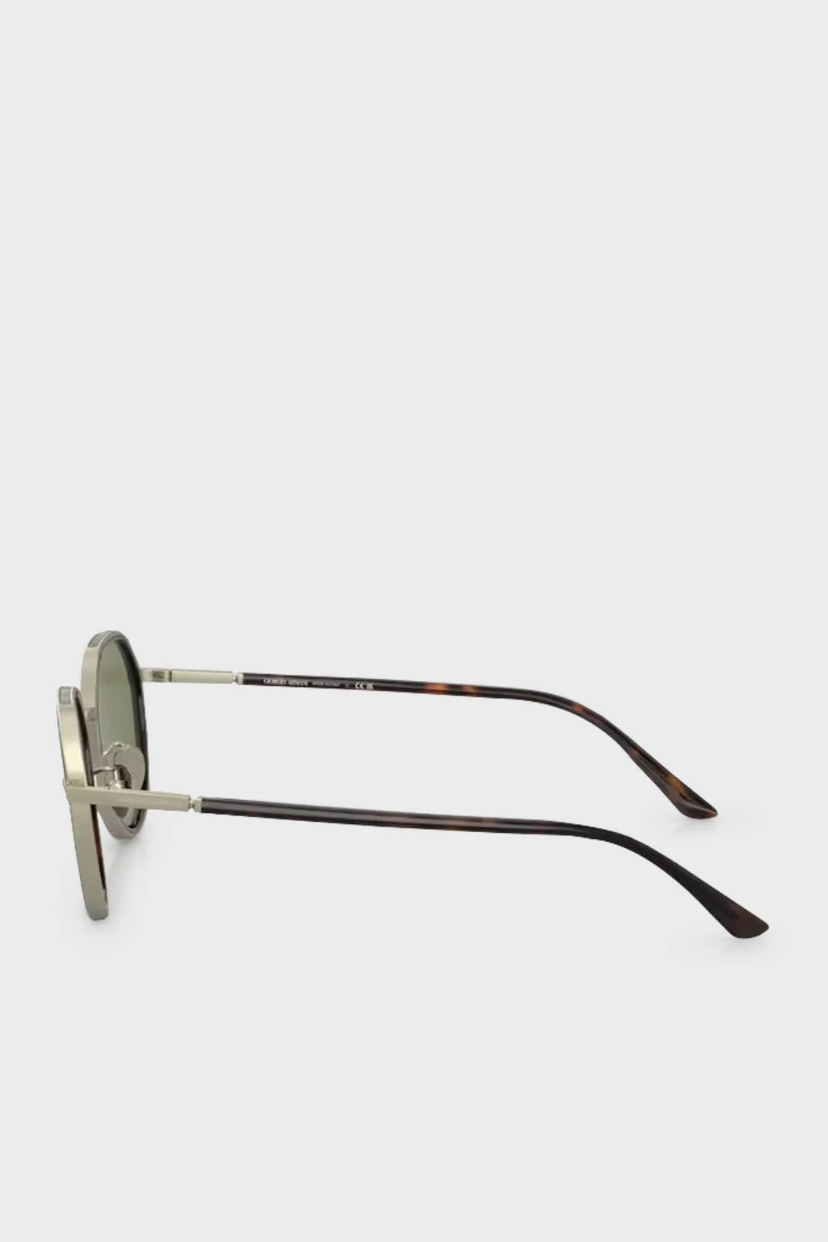 Giorgio Armani Oval Güneş Erkek Gözlük 0AR6144 30022A 49 Mat Uçuk Altın-Yeşil - 6