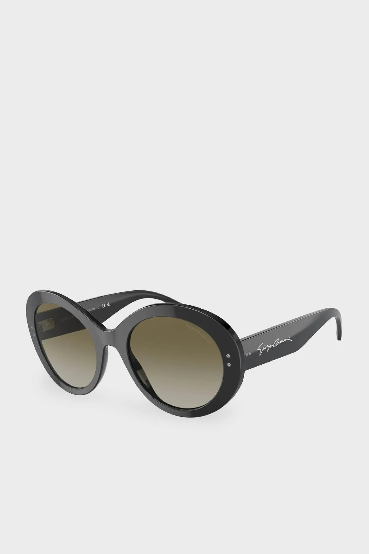 Giorgio Armani Yuvarlak Güneş Bayan Gözlük 0AR8174 50018E 53 SİYAH - 1