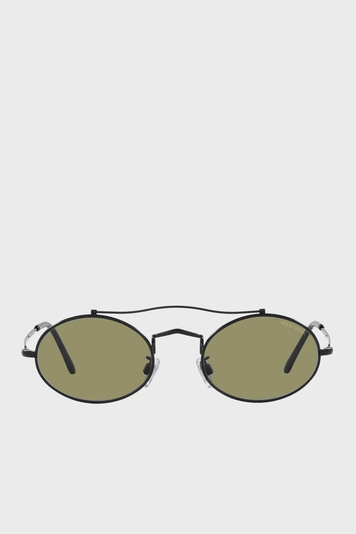 Giorgio Armani Yuvarlak Güneş Erkek Gözlük 0AR115SM 300114 51 Mat Siyah-Yeşil - 7