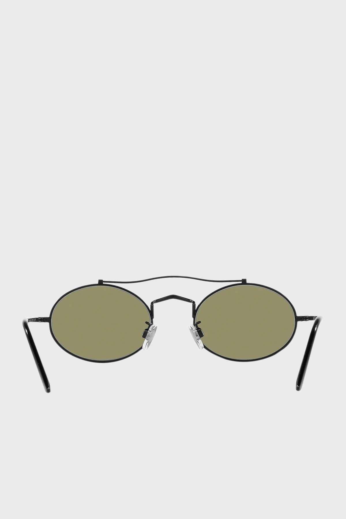 Giorgio Armani Yuvarlak Güneş Erkek Gözlük 0AR115SM 300114 51 Mat Siyah-Yeşil - 9