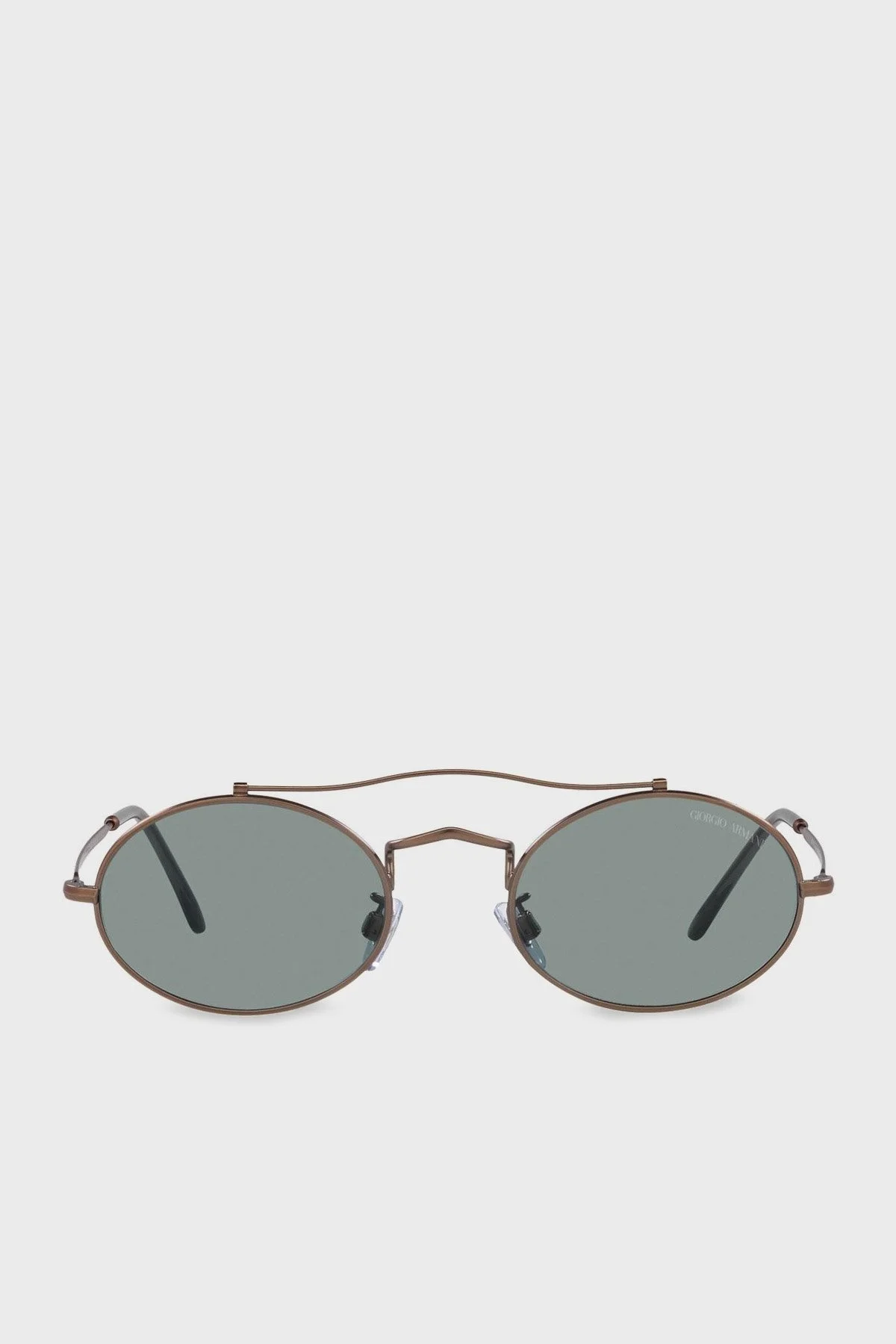 Giorgio Armani Yuvarlak Güneş Erkek Gözlük 0AR115SM 300656 51 Mat Bronz-Gri - 3