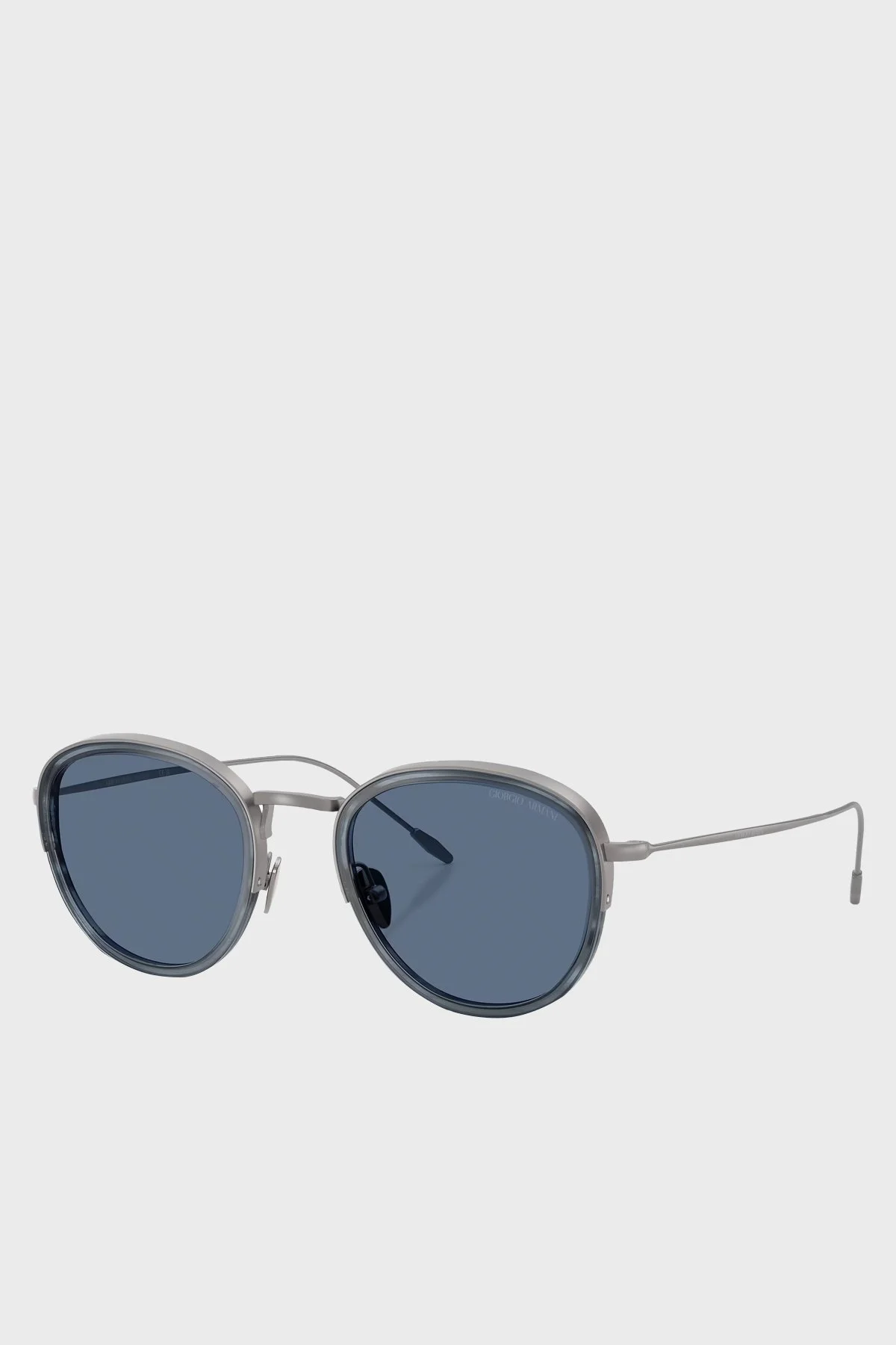 Giorgio Armani Yuvarlak Güneş Erkek Gözlük 0AR6068 300380 50 Gri - 1