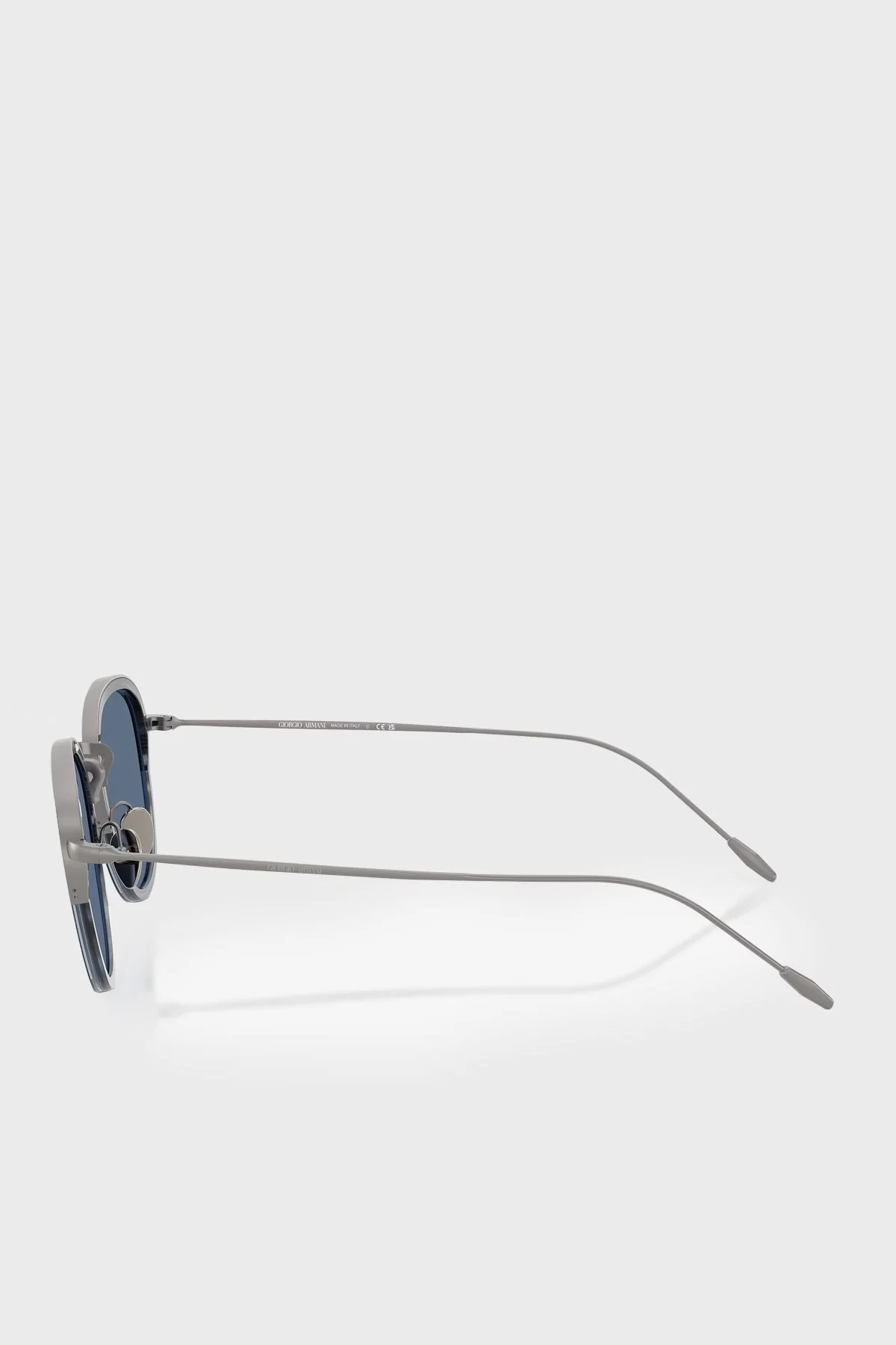 Giorgio Armani Yuvarlak Güneş Erkek Gözlük 0AR6068 300380 50 Gri - 4