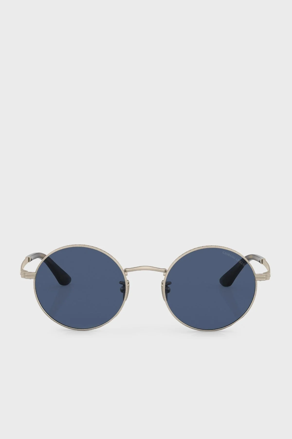 Giorgio Armani Yuvarlak Güneş Erkek Gözlük 0AR6140 300280 50 Mat Uçuk Altın - 2