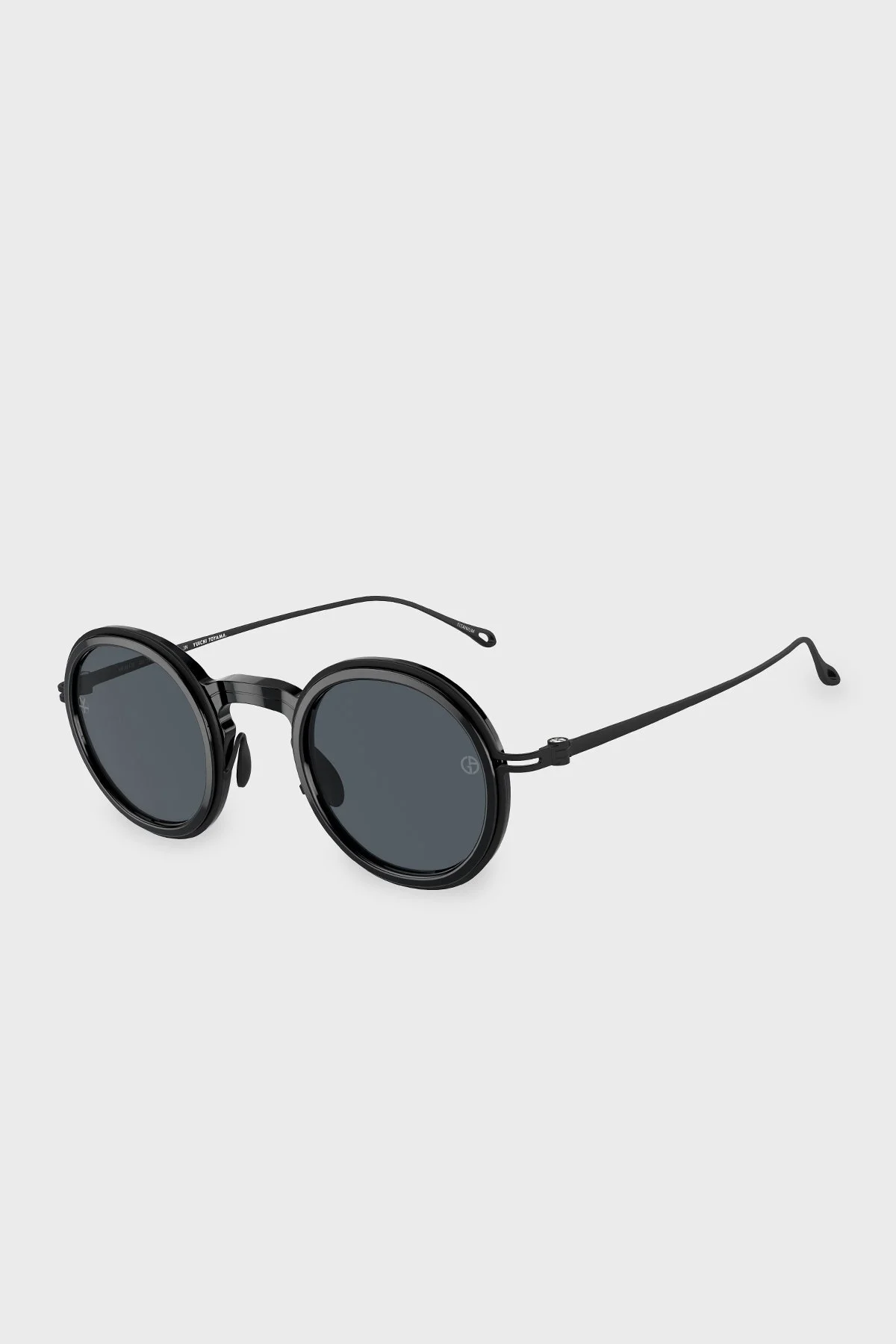 Giorgio Armani Yuvarlak Güneş Erkek Gözlük 0AR6147T 327787 43 Işıltılı Saydam Kahve-Degrade - 1