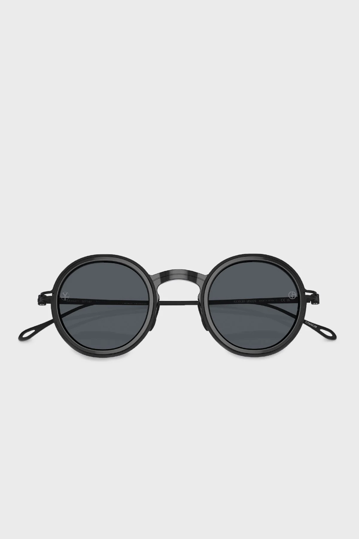 Giorgio Armani Yuvarlak Güneş Erkek Gözlük 0AR6147T 327787 43 Işıltılı Saydam Kahve-Degrade - 3