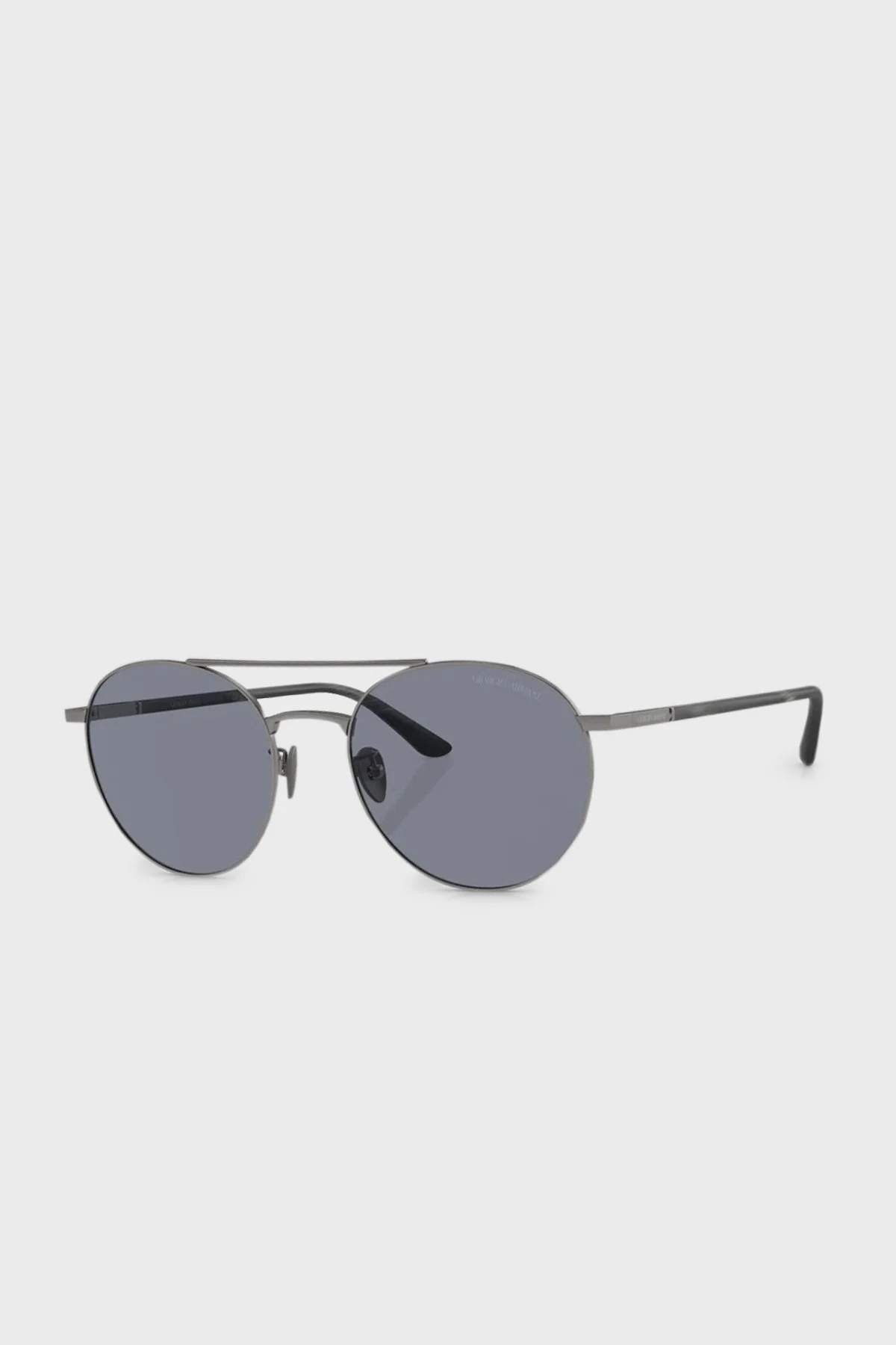Giorgio Armani Yuvarlak Güneş Erkek Gözlük 0AR6156 337819 54 Mat Koyu Kurşuni-Mavi - 1