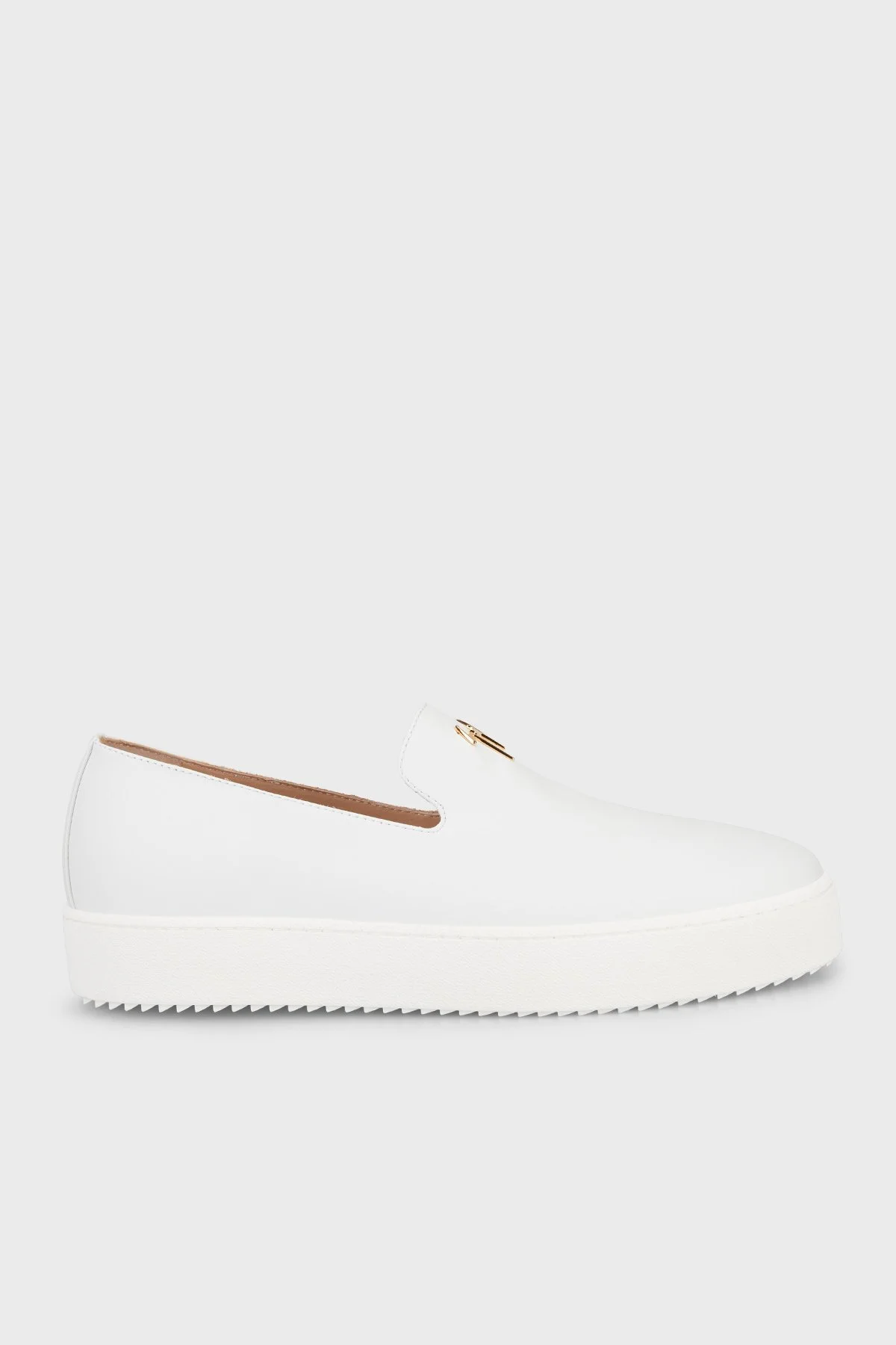 Giuseppe Zanotti Deri Loafer Erkek Ayakkabı RM60019-003 BEYAZ - 1