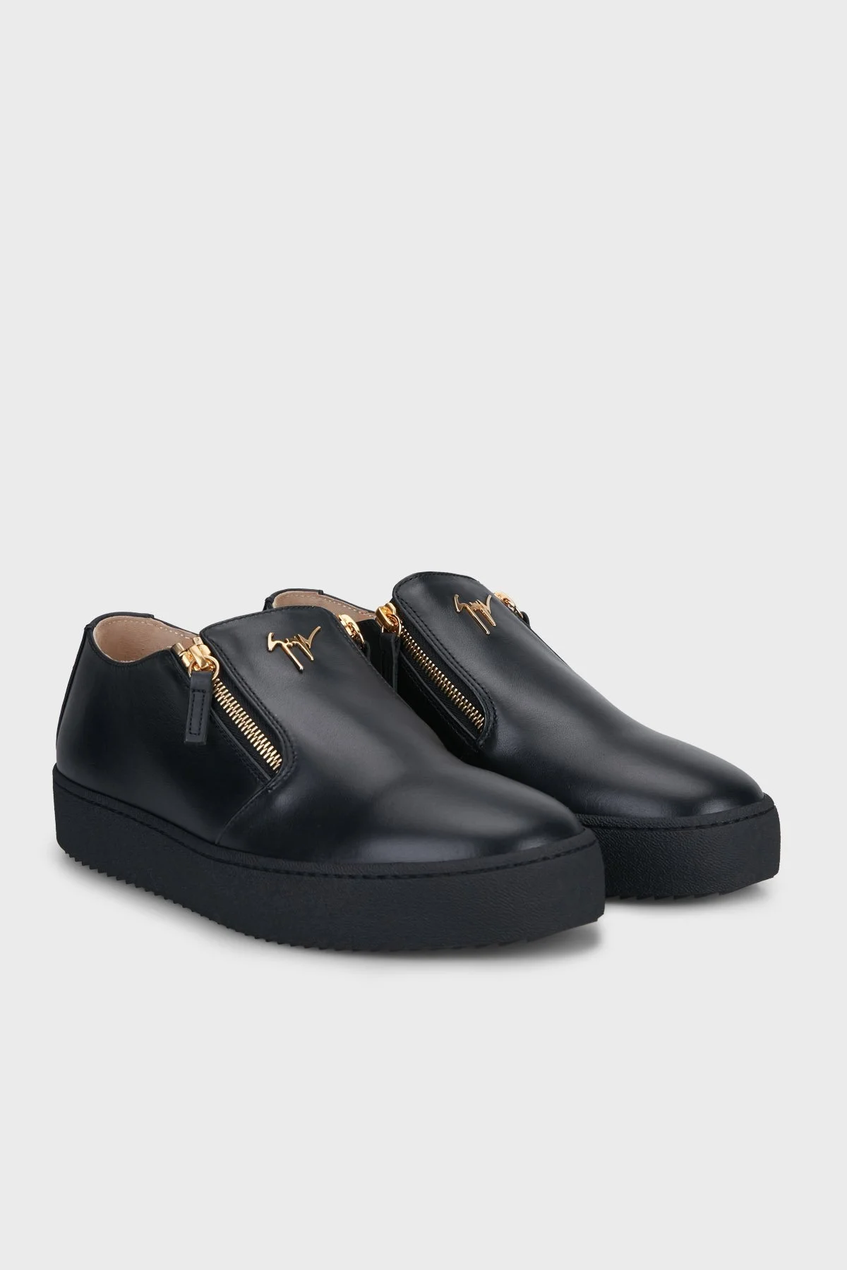 Giuseppe Zanotti Dermuar Detaylı Deri Sneaker Erkek Ayakkabı RM60020-003 Siyah - 3
