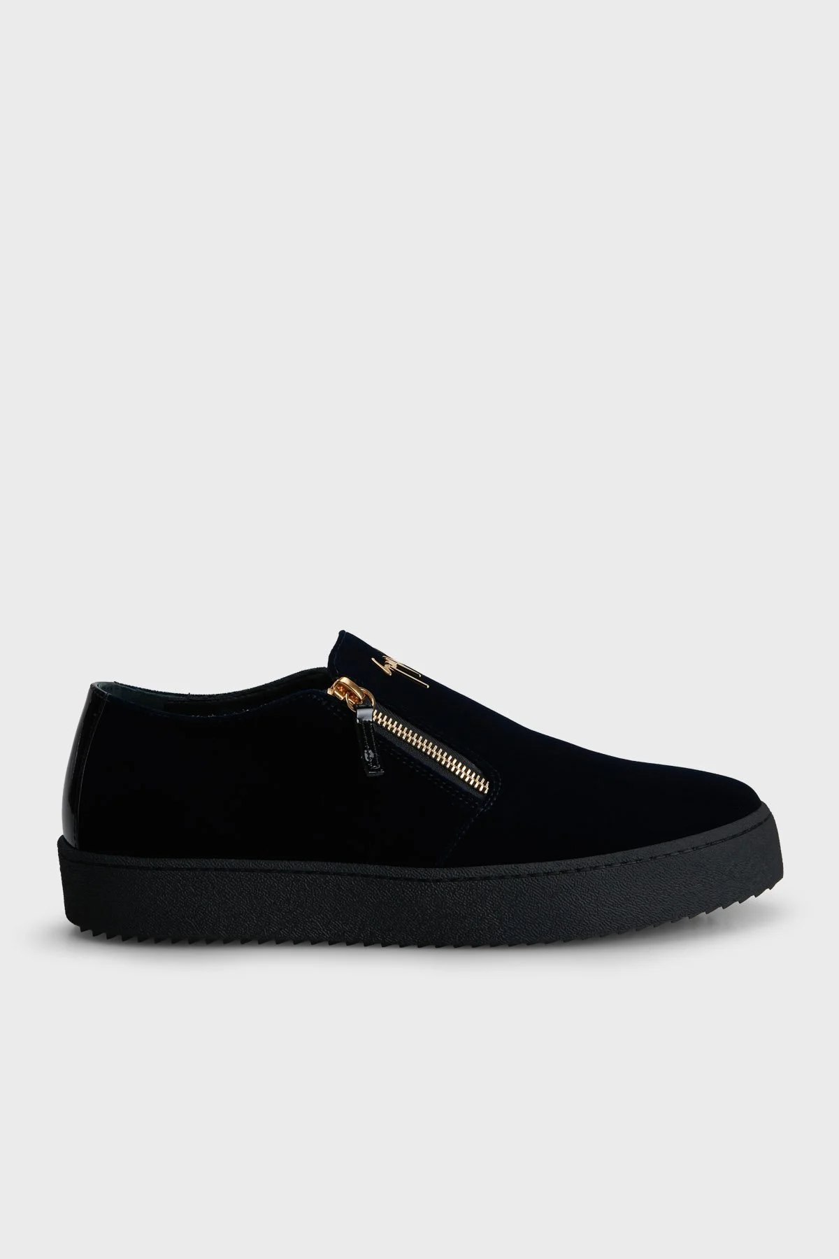 Giuseppe Zanotti Fermuar Detaylı Sneaker Erkek Ayakkabı RU60007-001 Lacivert - 1