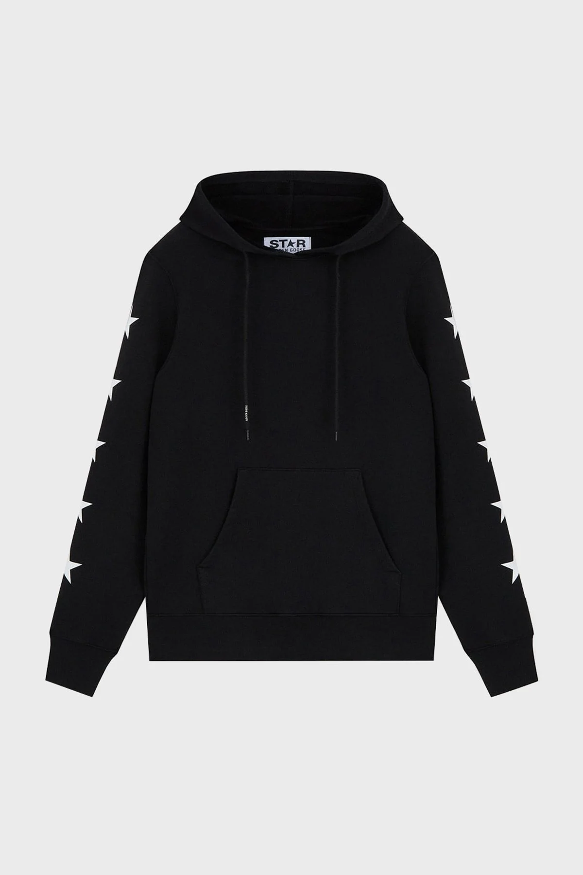 Golden Goose Baskılı % 100 Pamuk Regular Fit Kapüşonlu Erkek Sweat GMP01224.P000534.80203 SİYAH - 4