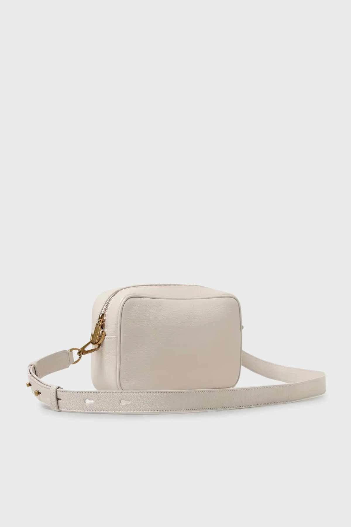 Golden Goose Çıkarılabilir Askılı Hakiki Deri Bayan Çanta GWA00375.A000585.11732 EKRU - 2