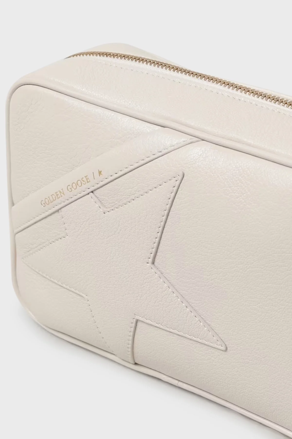 Golden Goose Çıkarılabilir Askılı Hakiki Deri Bayan Çanta GWA00375.A000585.11732 EKRU - 3