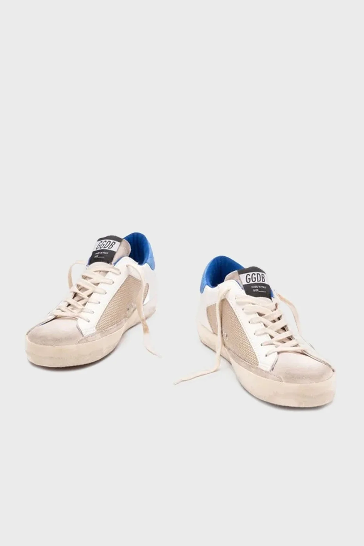 Golden Goose Deri Eskitme Detaylı Sneaker Erkek Ayakkabı GMF00103.F006815.15708 BEJ - 6