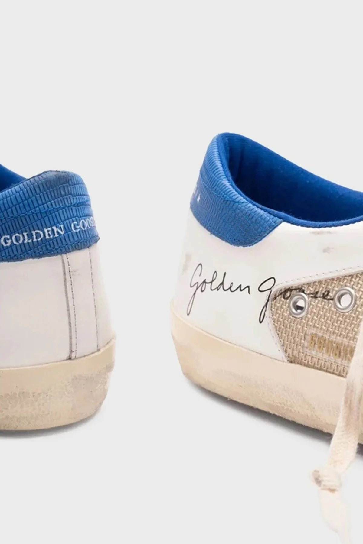 Golden Goose Deri Eskitme Detaylı Sneaker Erkek Ayakkabı GMF00103.F006815.15708 BEJ - 7