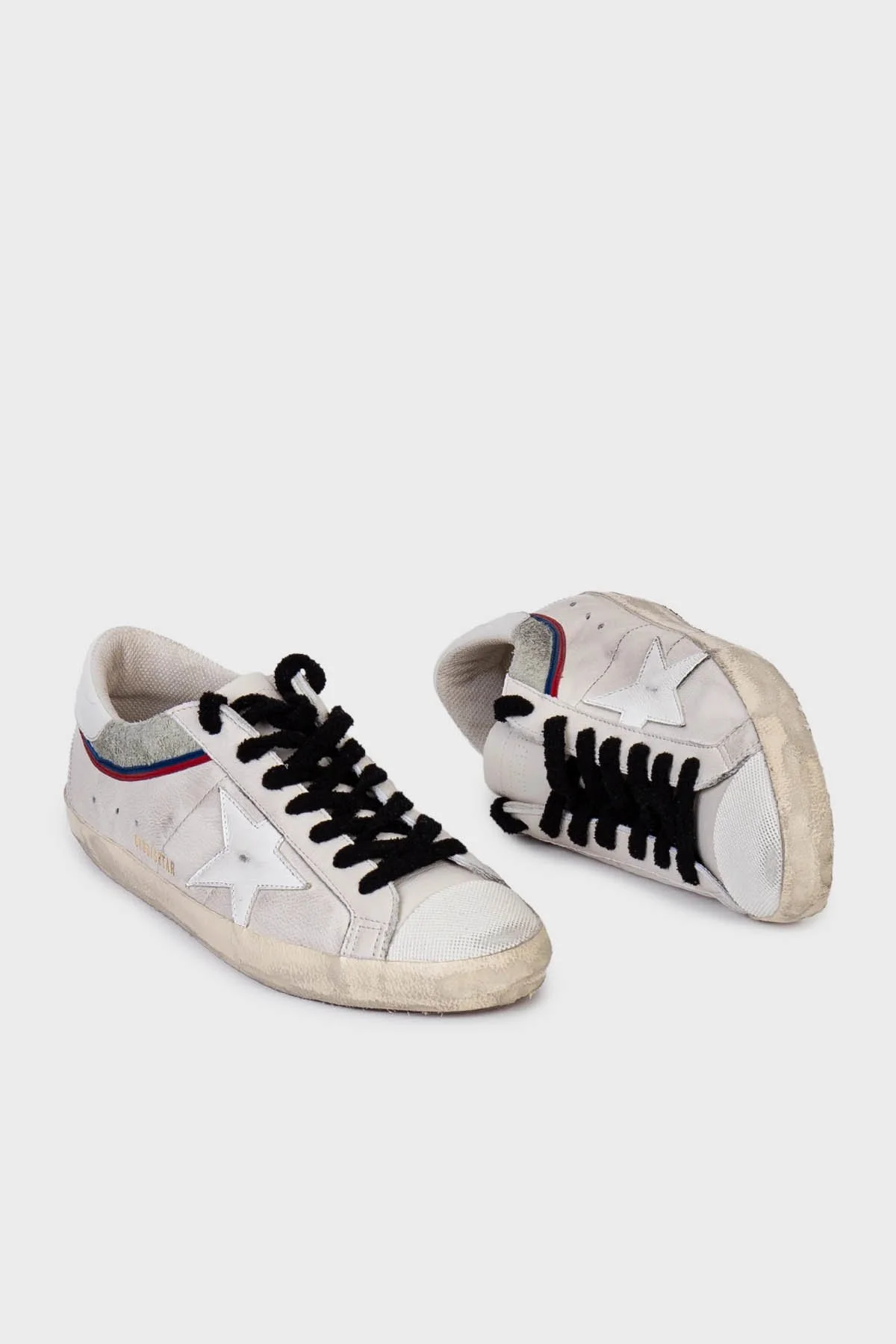 Golden Goose Deri Eskitme Detaylı Sneaker Erkek Ayakkabı GMF00841.F006866.10973 Bej - 2